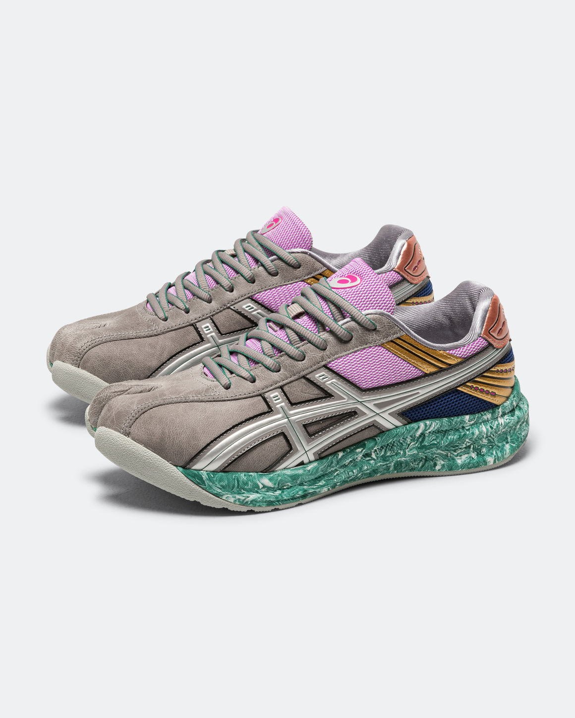 Asics - Womens LSAYA FF II - Clay Green/Jasper Green - UP THERE