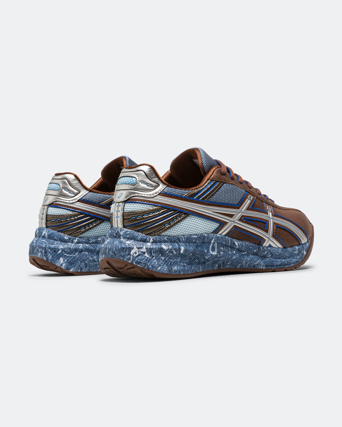 Asics - Womens LSAYA FF II - Reddish Brown/Asics Blue - UP THERE