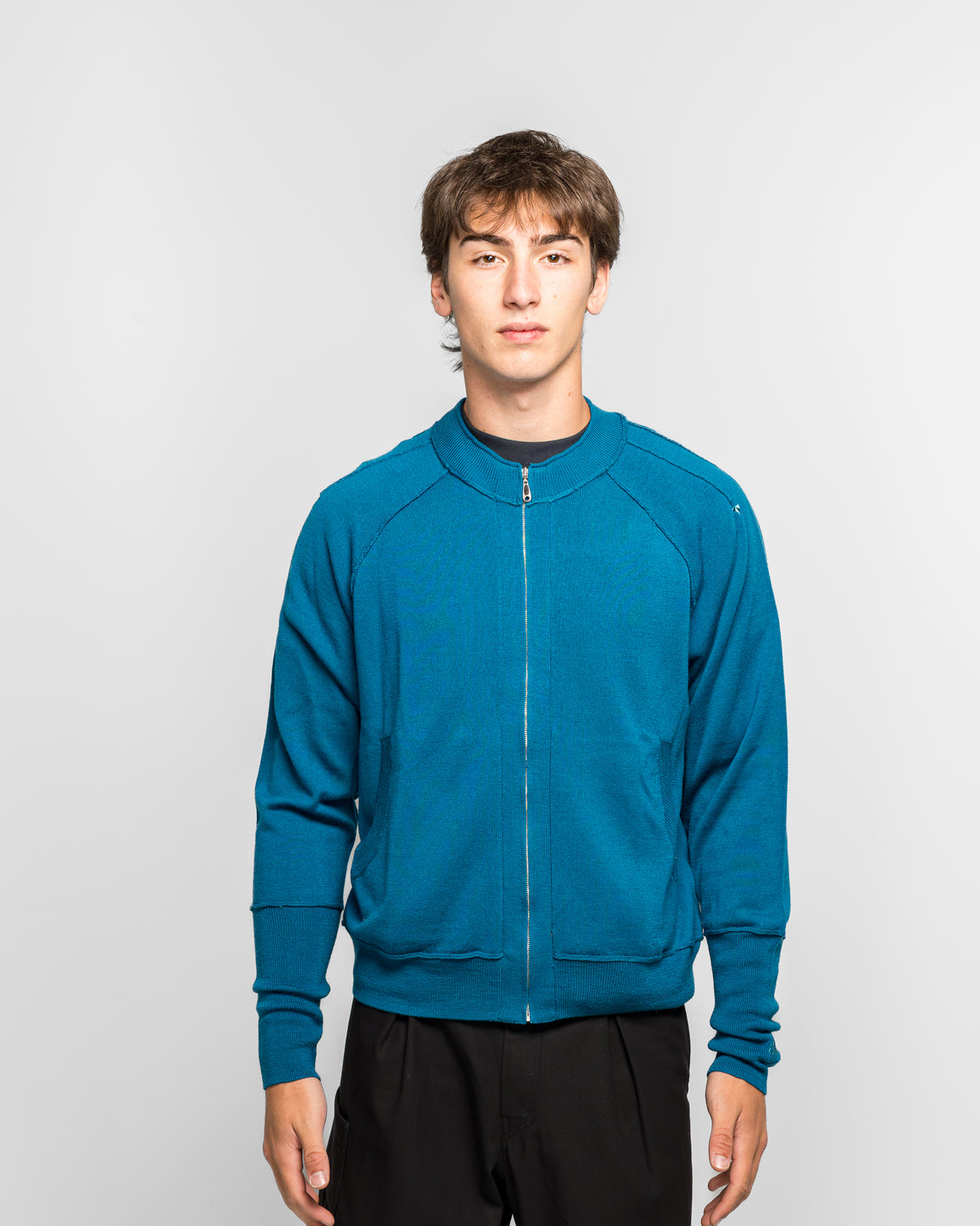 Asics - Oxalidac Knit Cardigan - Ink Blue - UP THERE