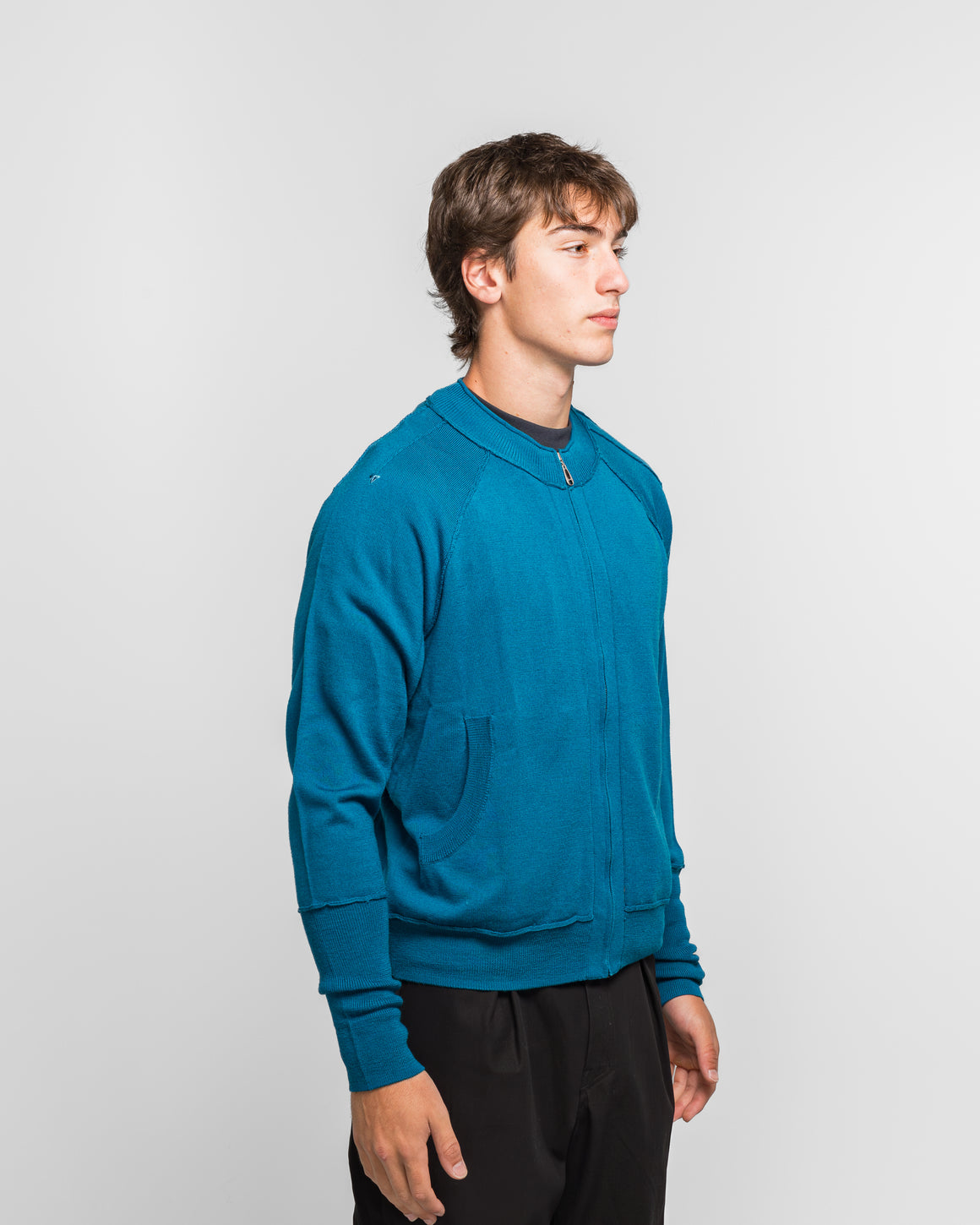 Asics - Oxalidac Knit Cardigan - Ink Blue - UP THERE