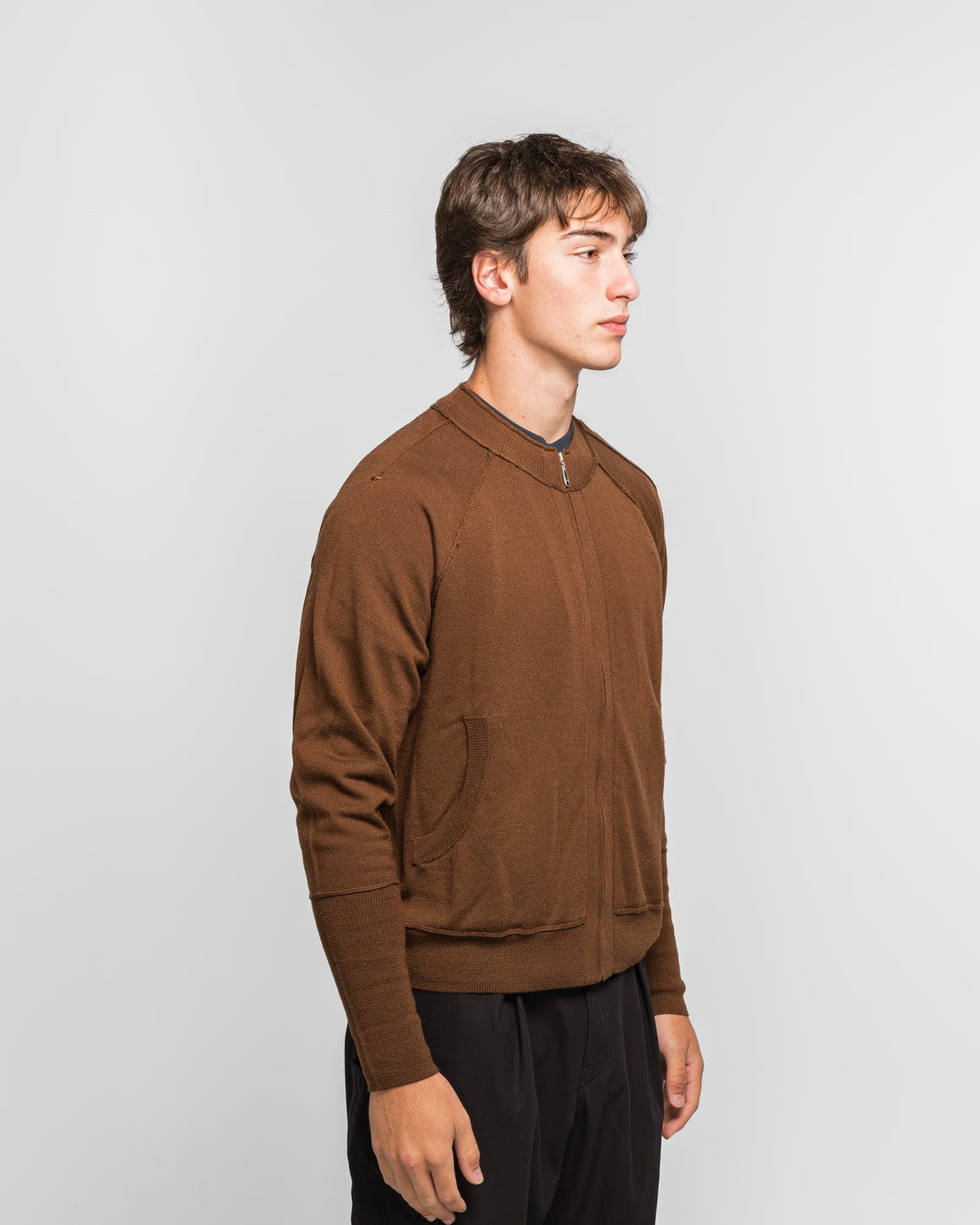 Asics - Oxalidac Knit Cardigan - Mole - UP THERE