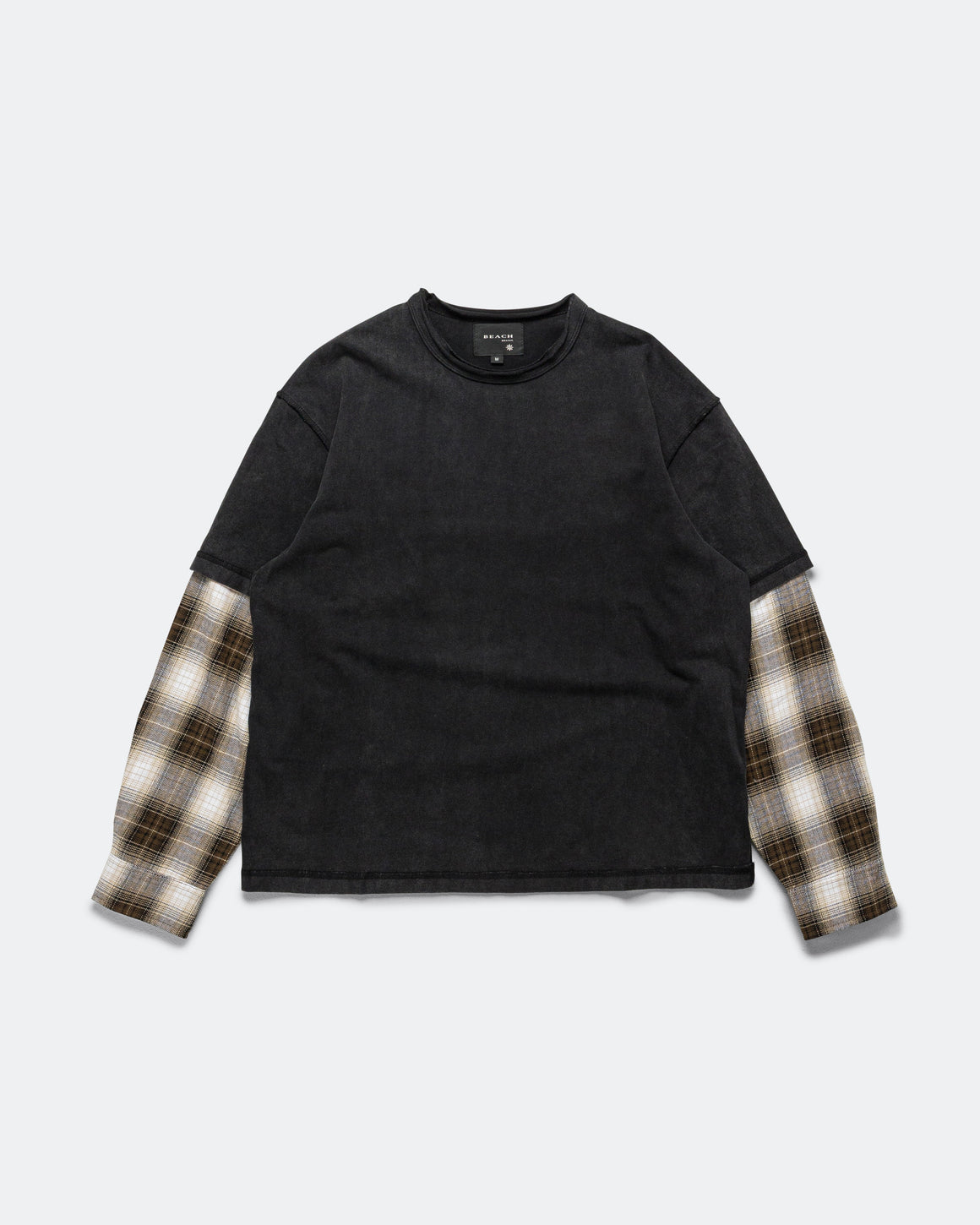 Beach Brains - Deadend Shirt - Black/Brown - UP THERE