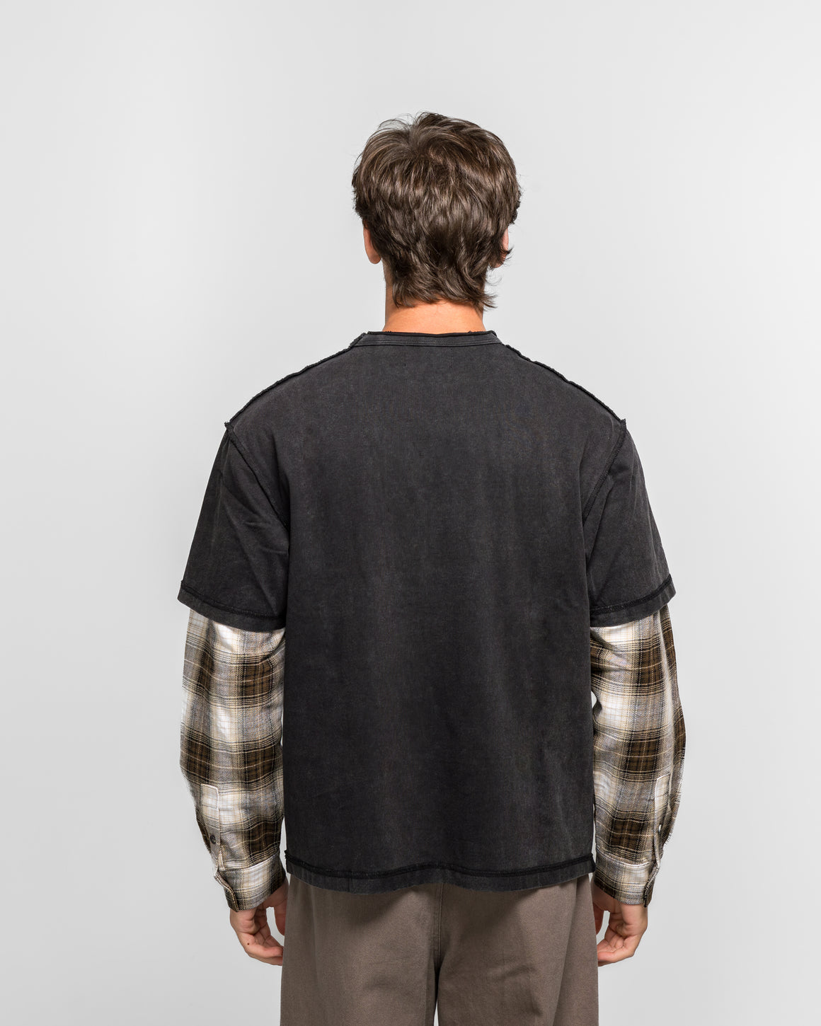 Beach Brains - Deadend Shirt - Black/Brown - UP THERE