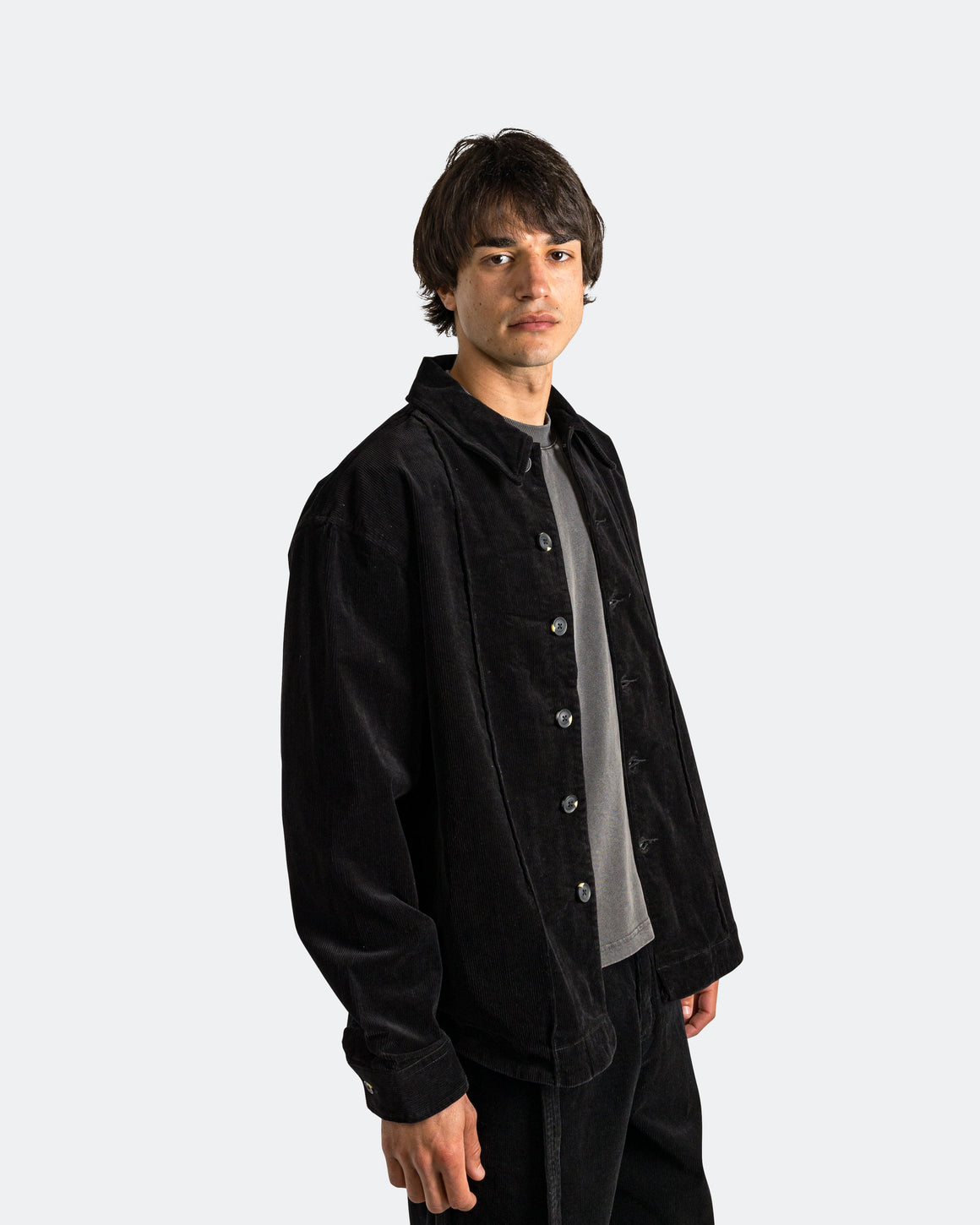 Beach Brains - Float Overshirt - Vintage Black - UP THERE
