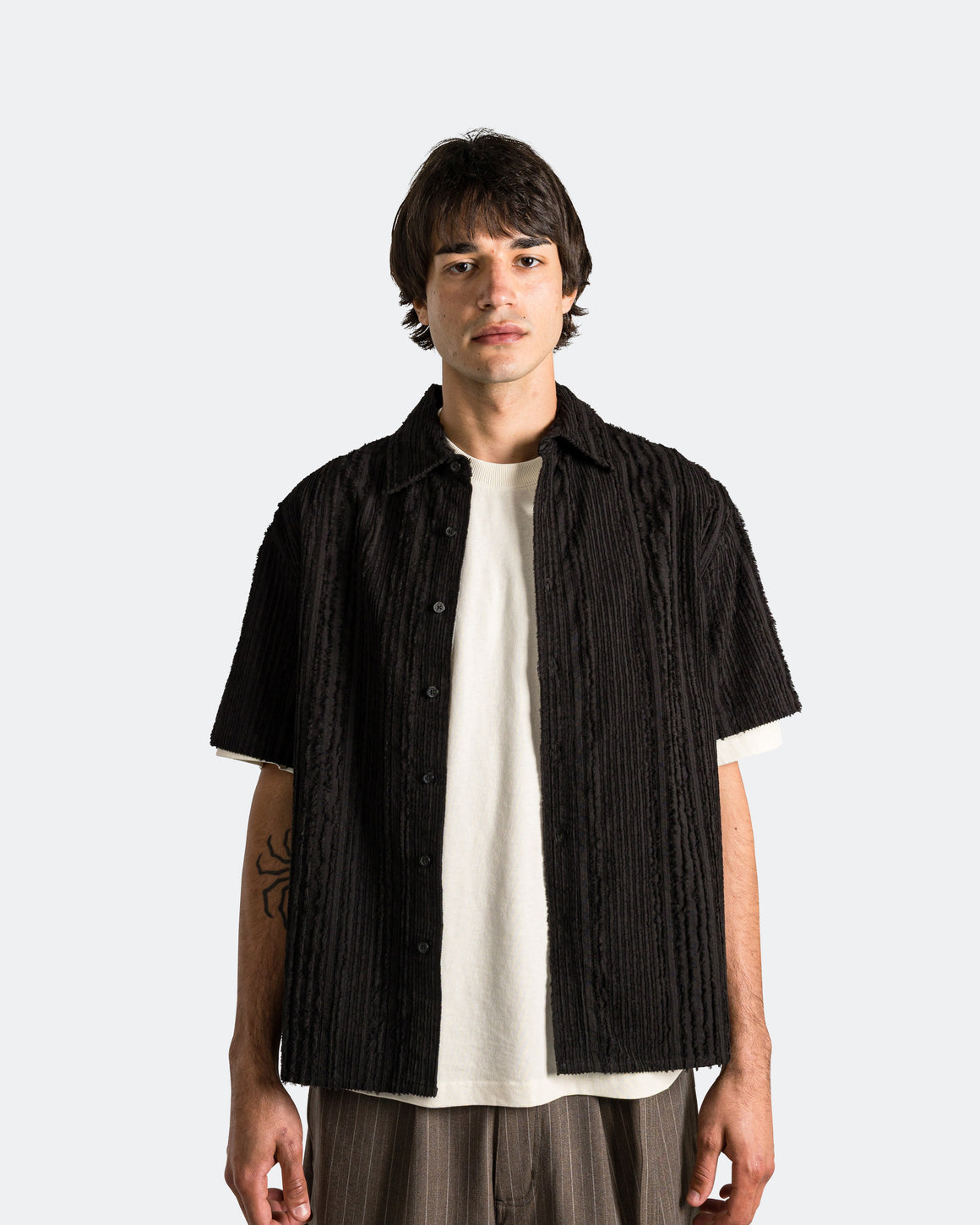 Beach Brains - Hold SS Shirt - Black Tux - UP THERE