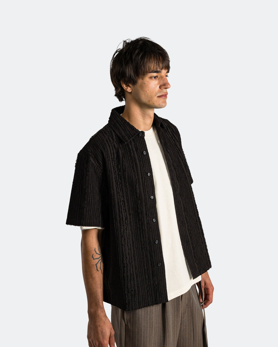 Beach Brains - Hold SS Shirt - Black Tux - UP THERE