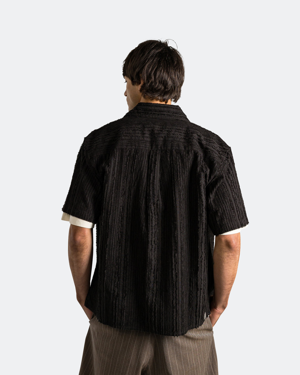 Beach Brains - Hold SS Shirt - Black Tux - UP THERE