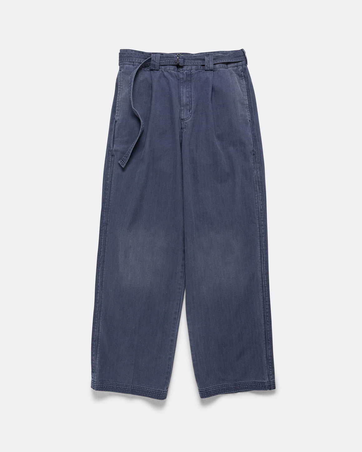 Beach Brains - Pleated Work Pant - Navy - UP THERE