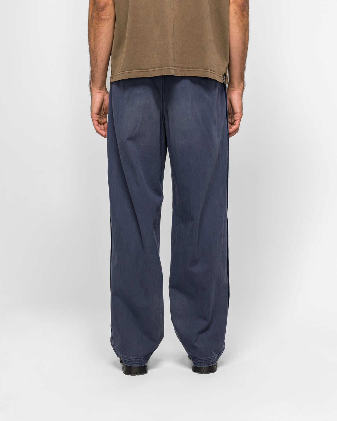 Beach Brains - Pleated Work Pant - Navy - UP THERE