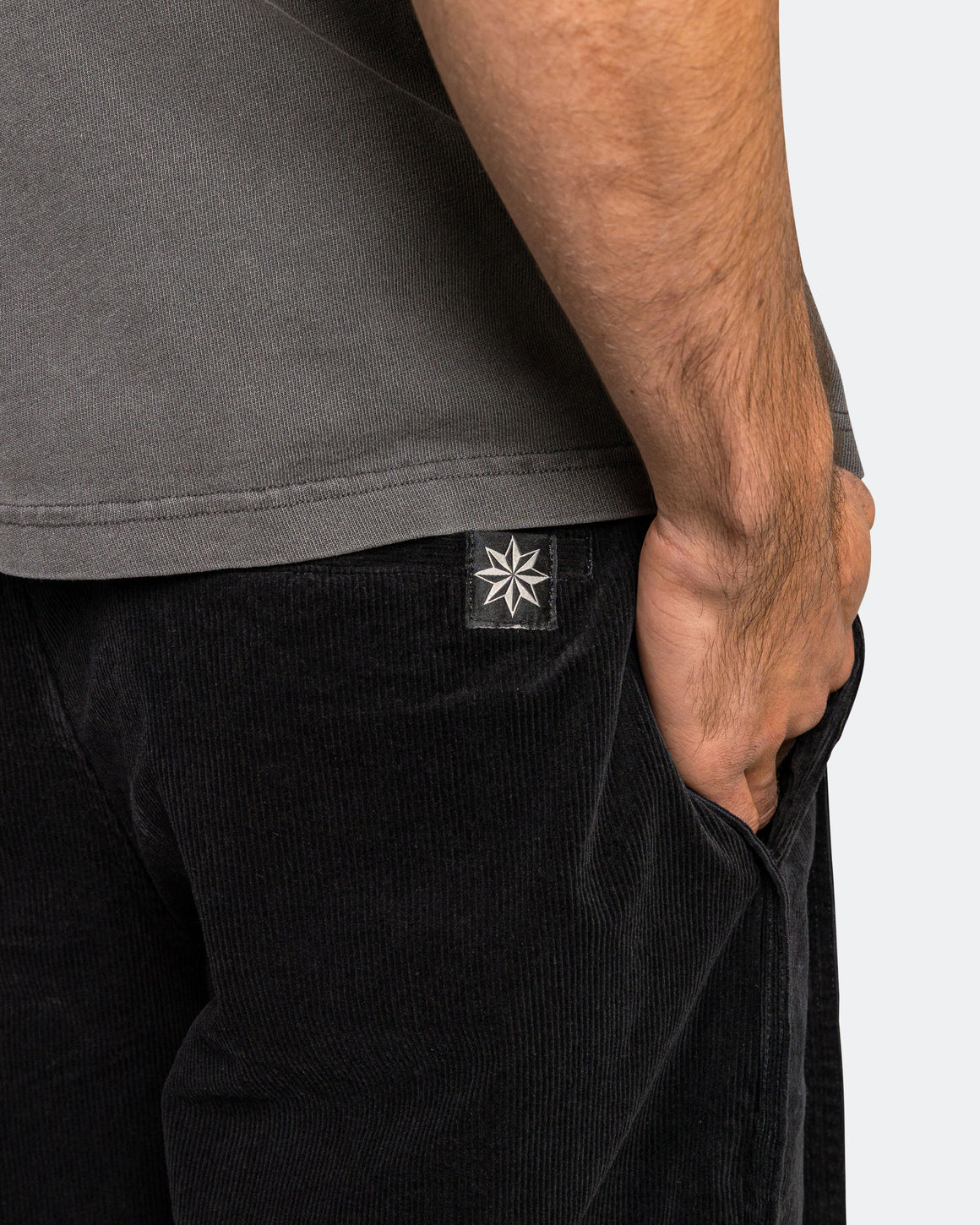 Beach Brains - Pleated Work Pant - Vintage Black - UP THERE