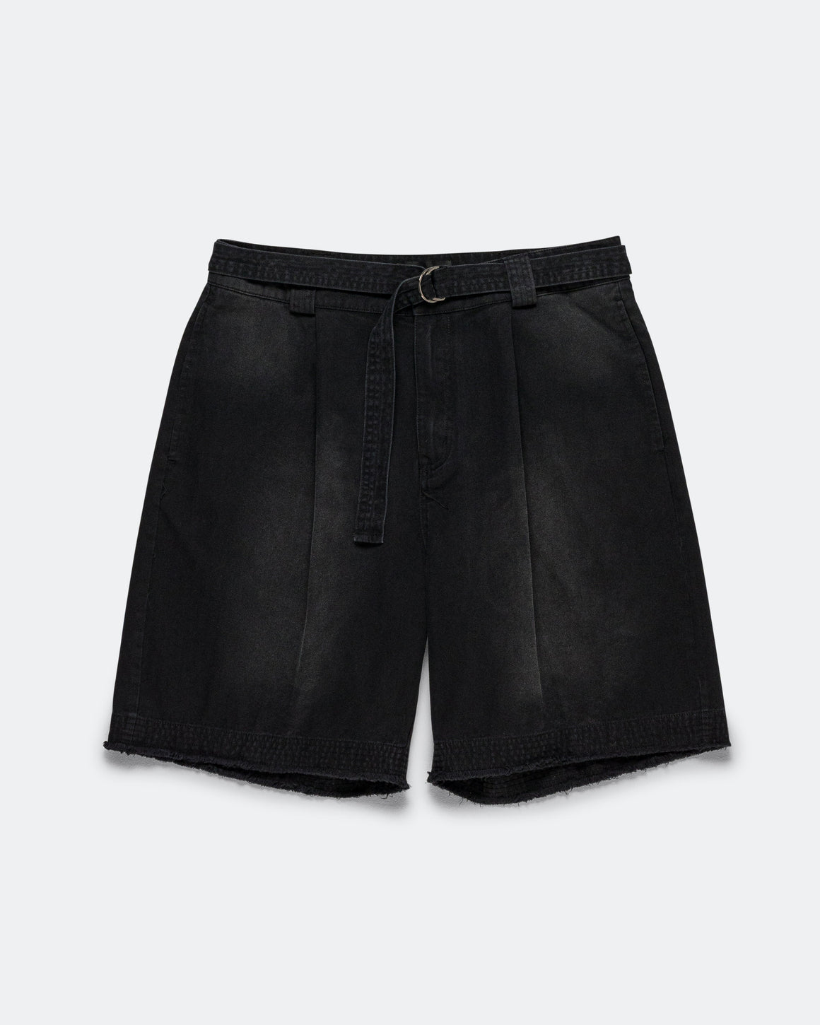 Beach Brains - Pleated Work Short  - Black - UP THERE