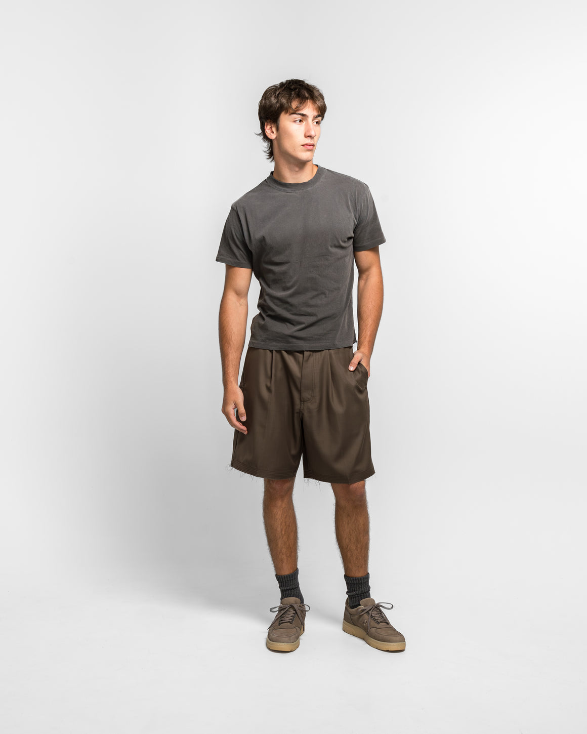 Beach Brains - Tide Tee - Sun Faded Black - UP THERE