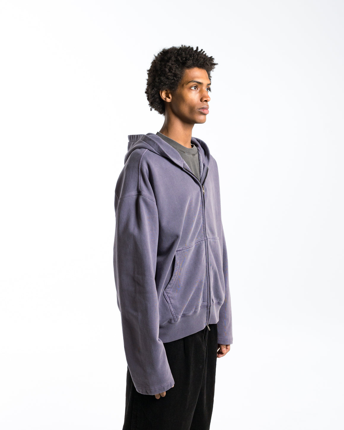 Beach Brains - Tour Zip Hood - Port - UP THERE