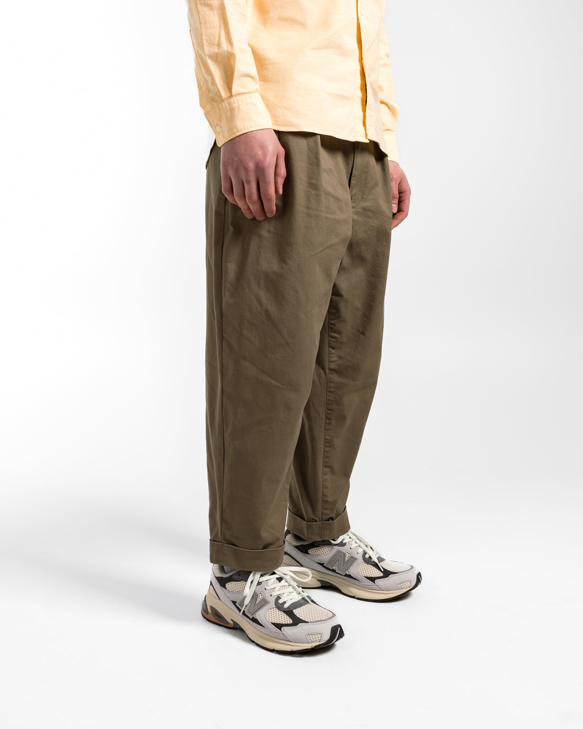 未使用BEAMS PLUS 2 Pleats Trousers Twill BEAMS PLUS 2 Pleats BEAMS PLUS PE Twill (pants, casual pants