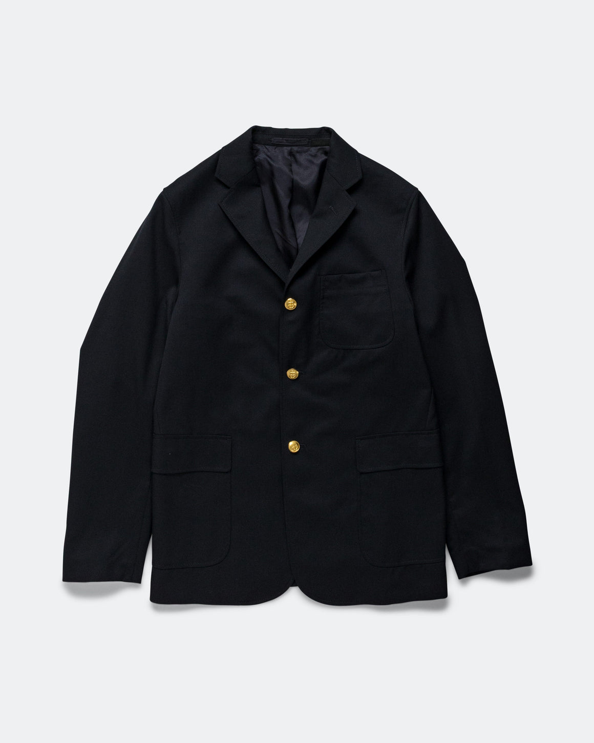 Beams Plus - 3B Blazer Combat Wool - Navy - UP THERE