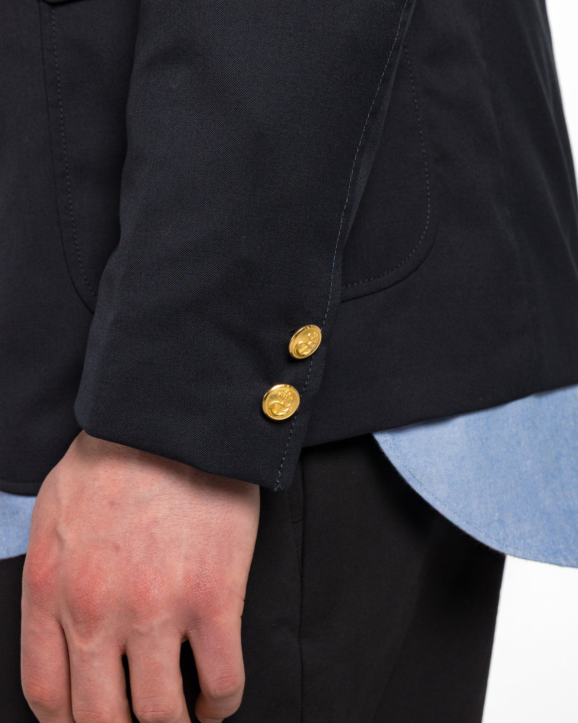 Beams Plus - 3B Blazer Combat Wool - Navy - UP THERE