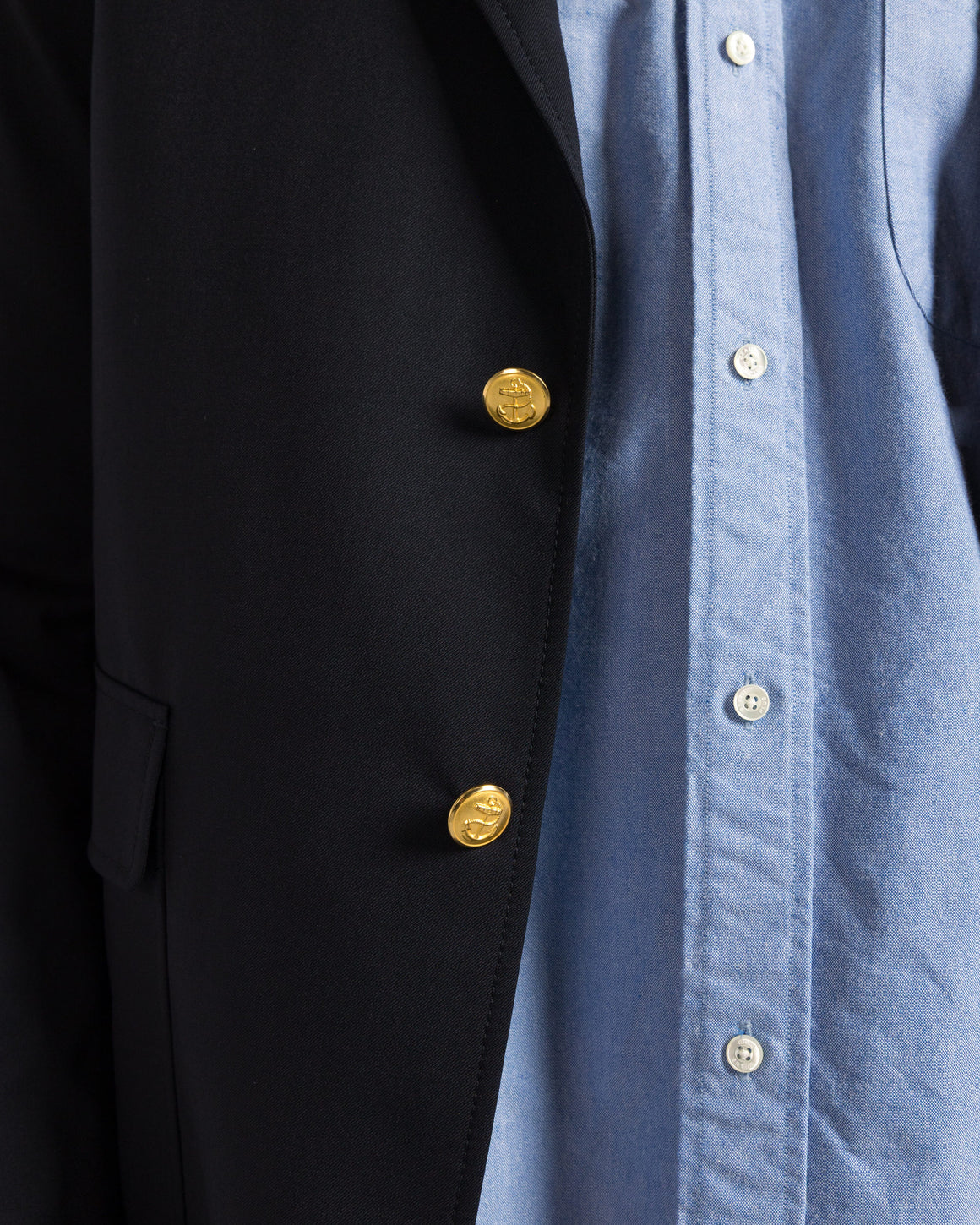 Beams Plus - 3B Blazer Combat Wool - Navy - UP THERE