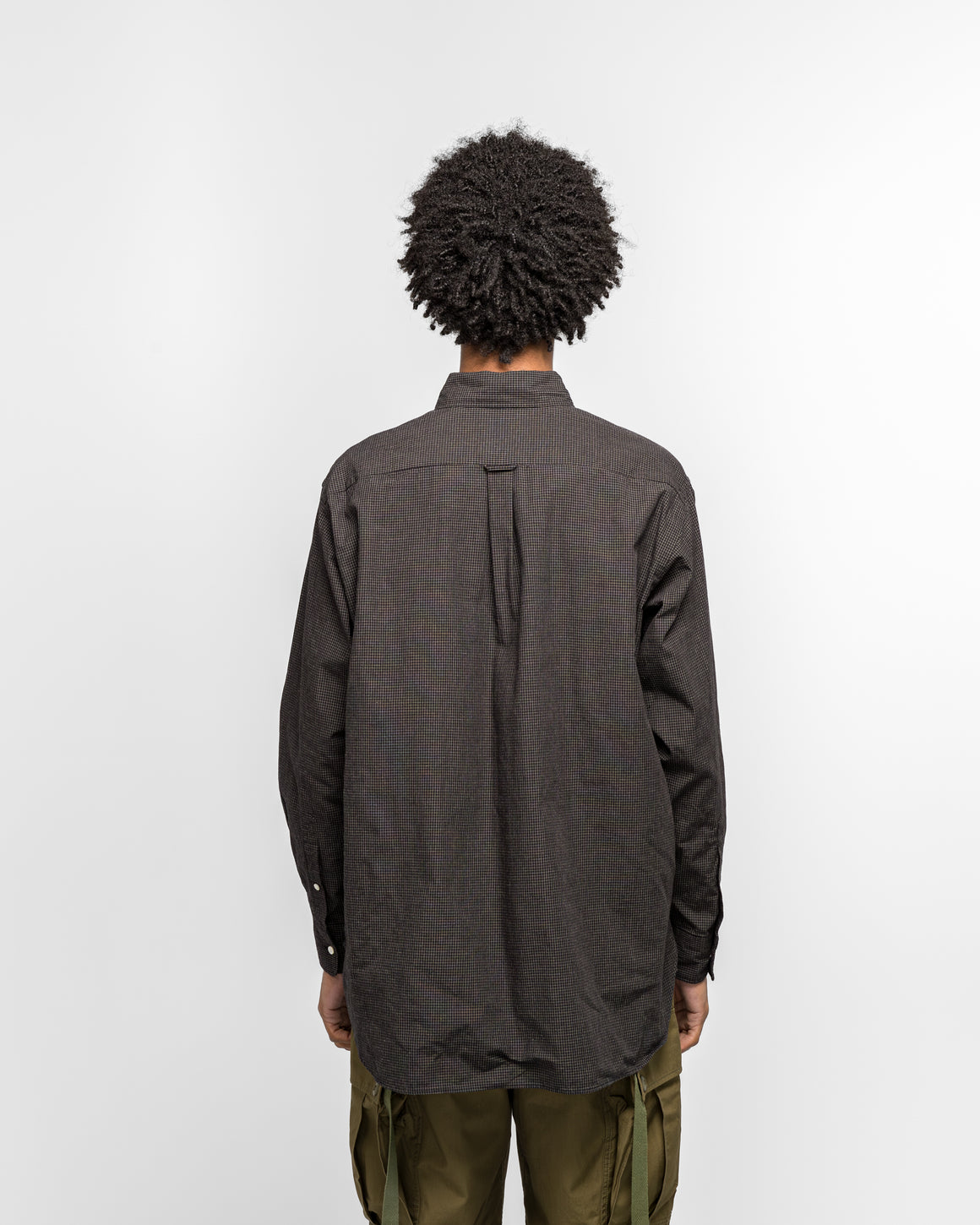 Beams Plus - B.D. Graph Plaid - Black - UP THERE