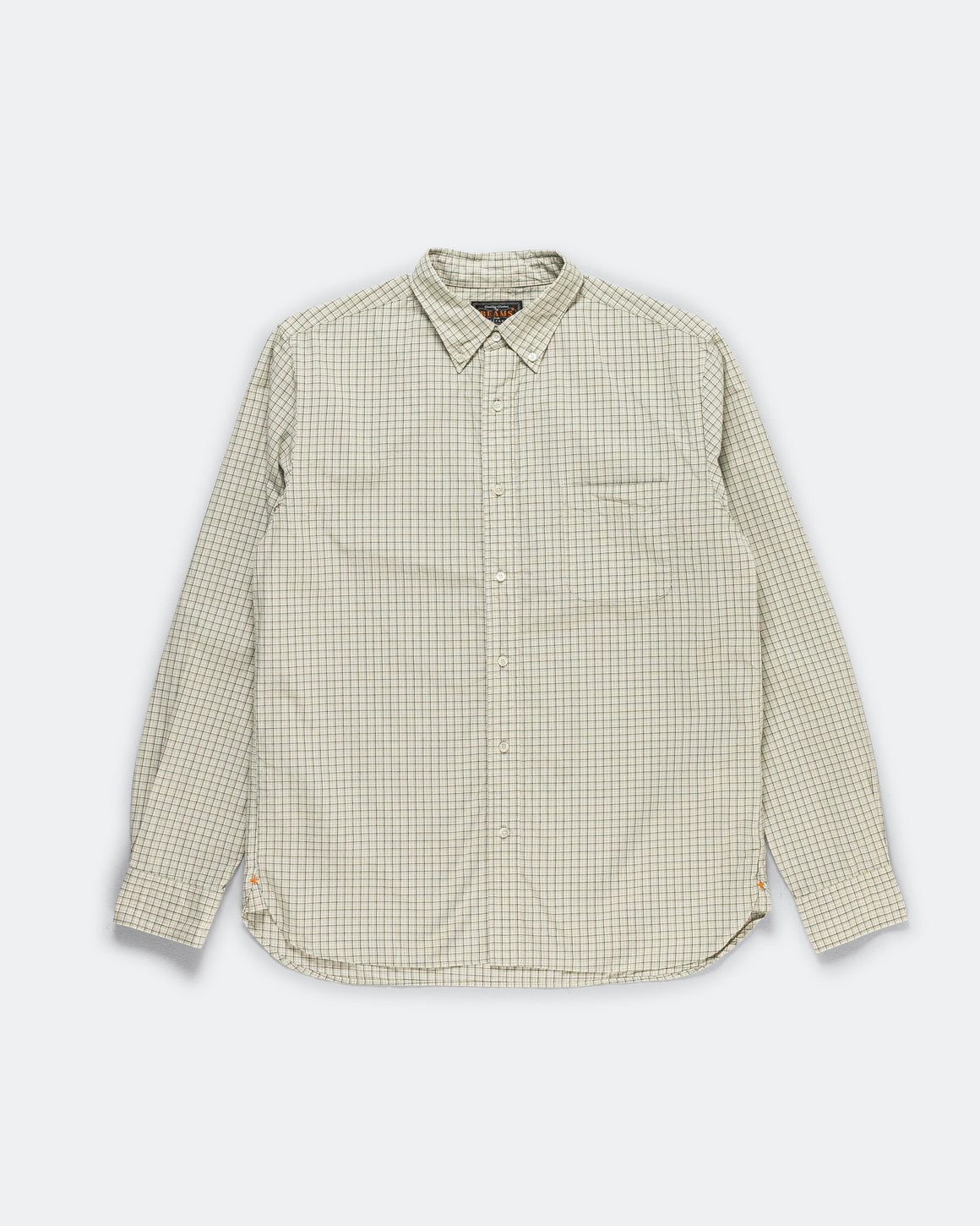 Beams Plus - B.D. Mini Plaid - Green - UP THERE