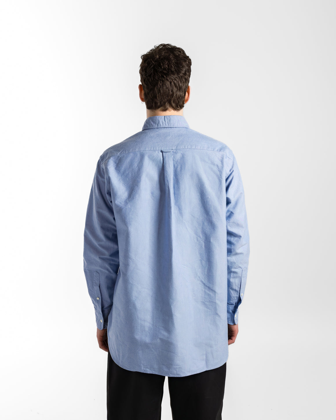 Beams Plus - B.D. American Oxford Classic Fit Shirt - Blue - UP THERE