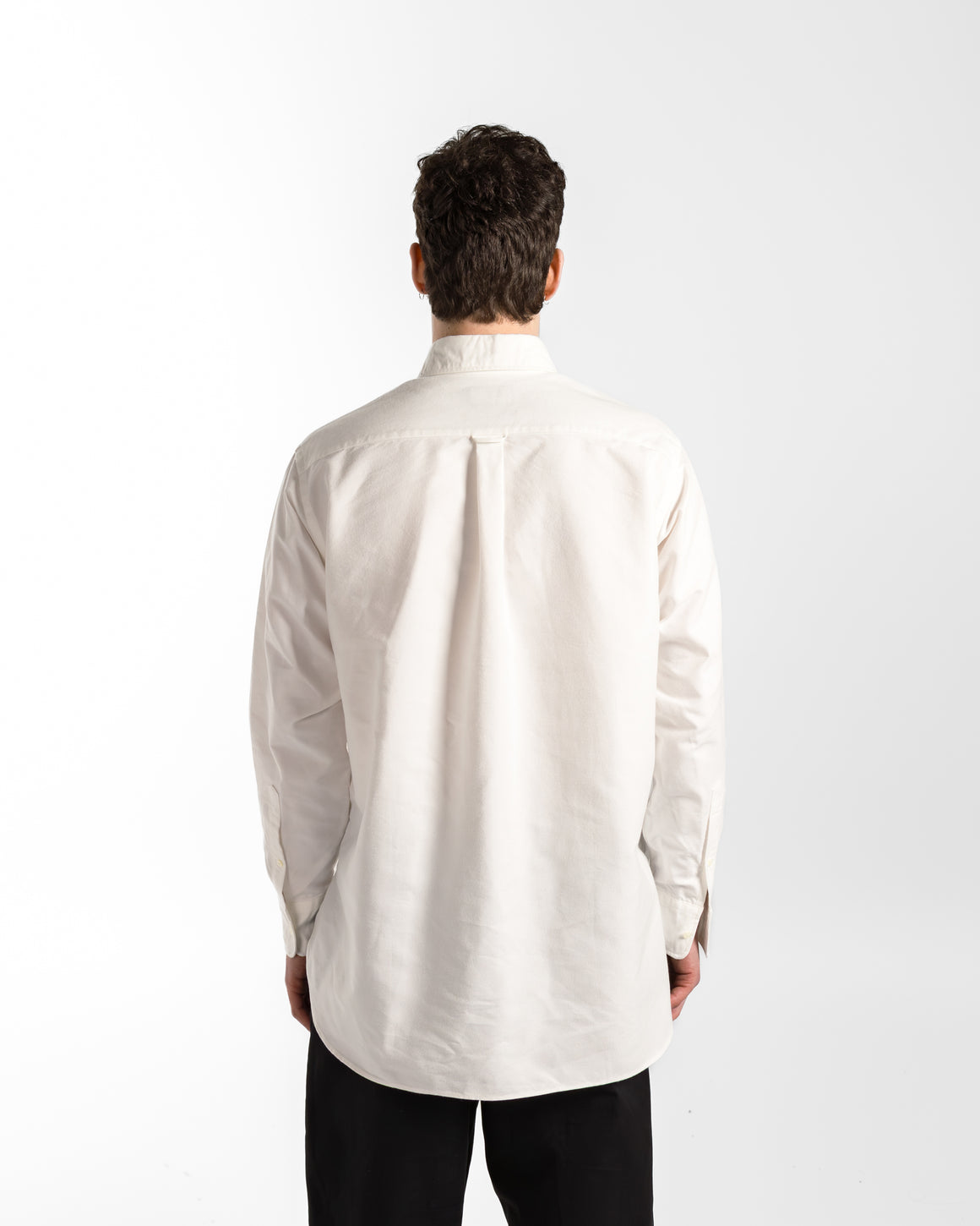 Beams Plus - B.D. American Oxford Classic Fit Shirt - White - UP THERE