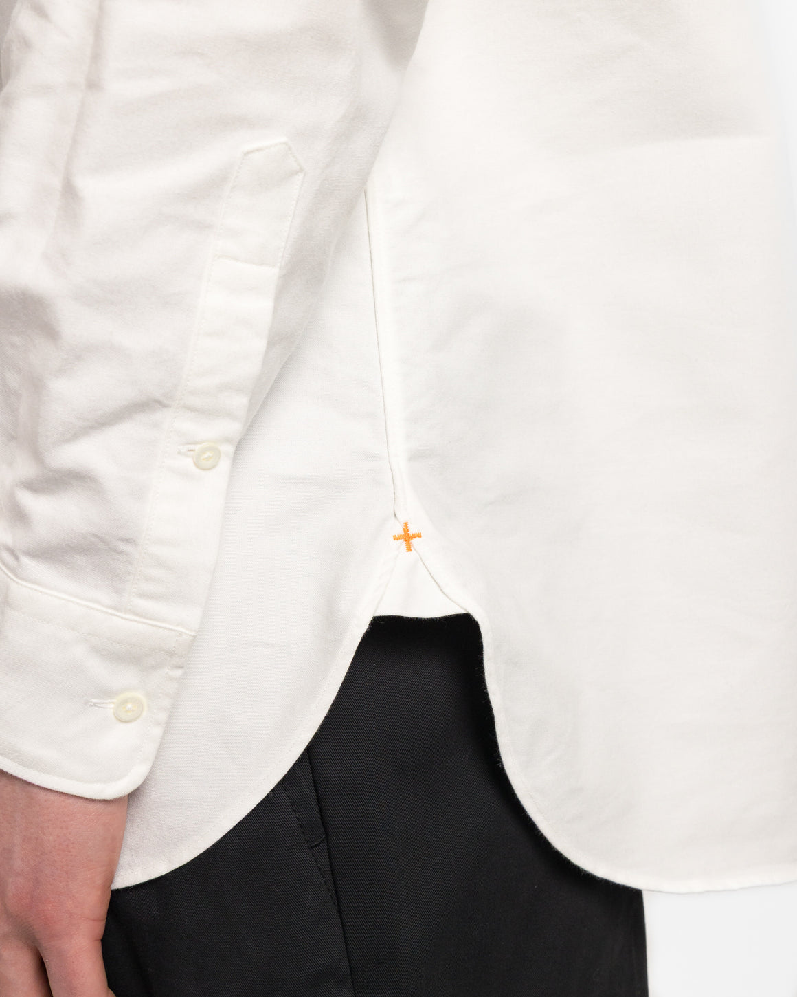 Beams Plus - B.D. American Oxford Classic Fit Shirt - White - UP THERE