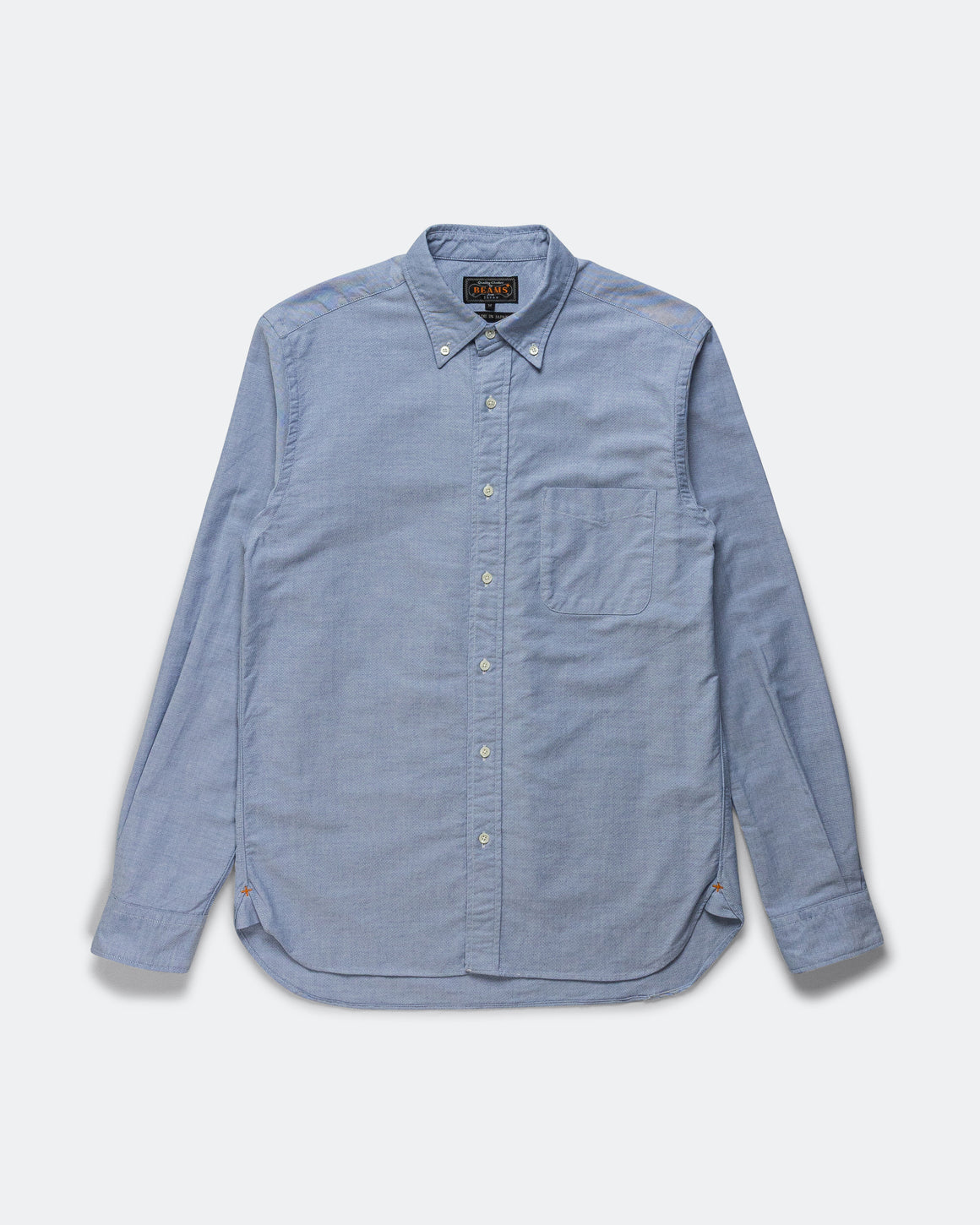 Beams Plus - B.D. Oxford Shirt - Blue - UP THERE
