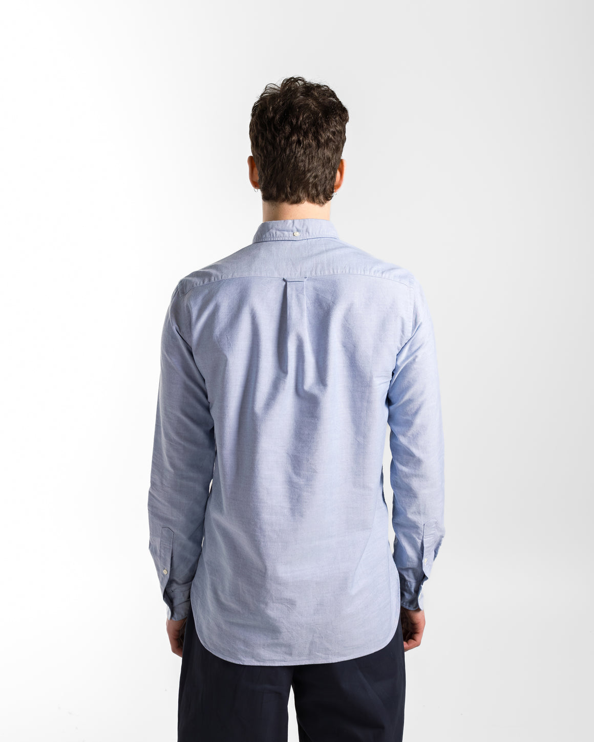 Beams Plus - B.D. Oxford Shirt - Blue - UP THERE