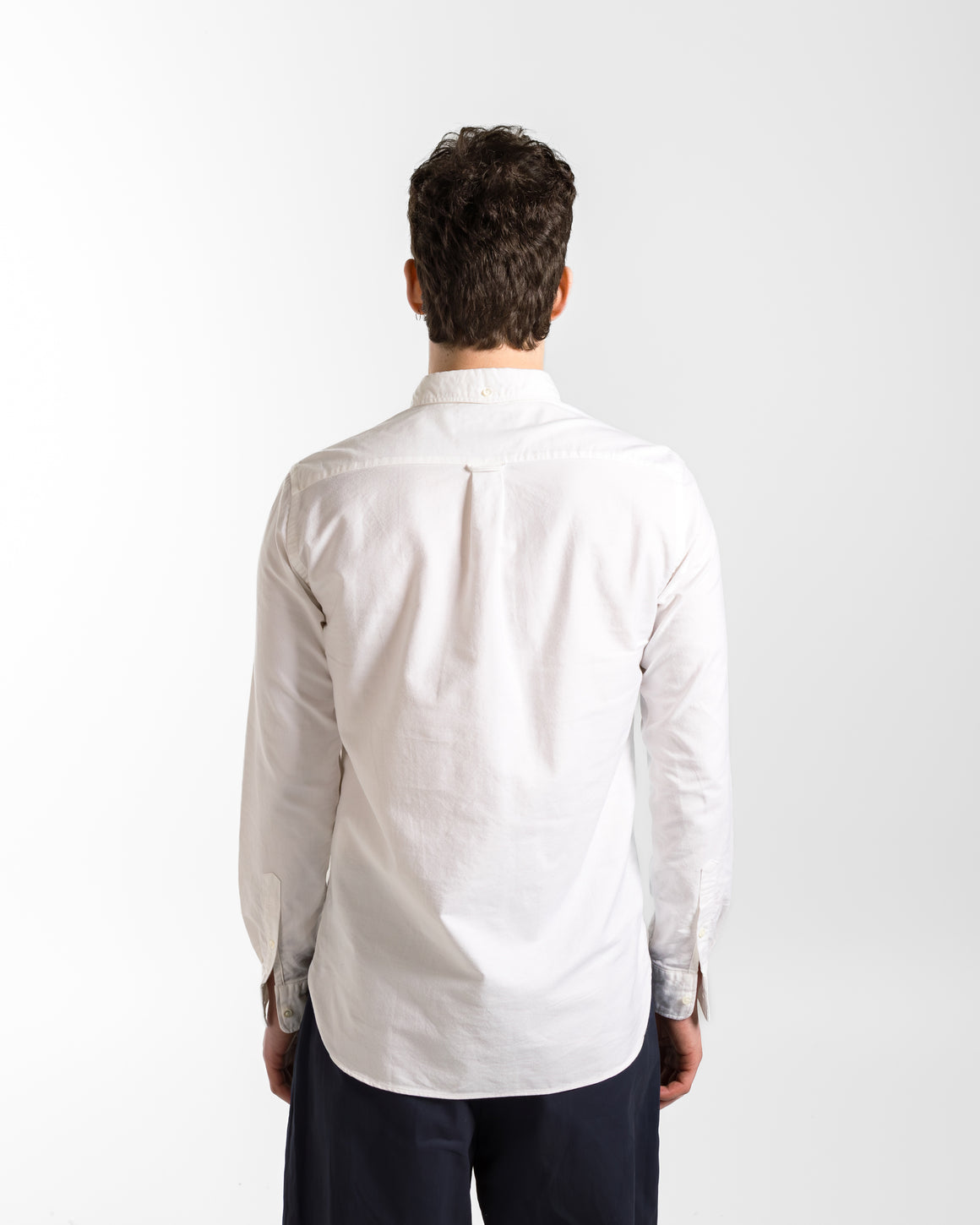Beams Plus - B.D. Oxford Shirt - White - UP THERE