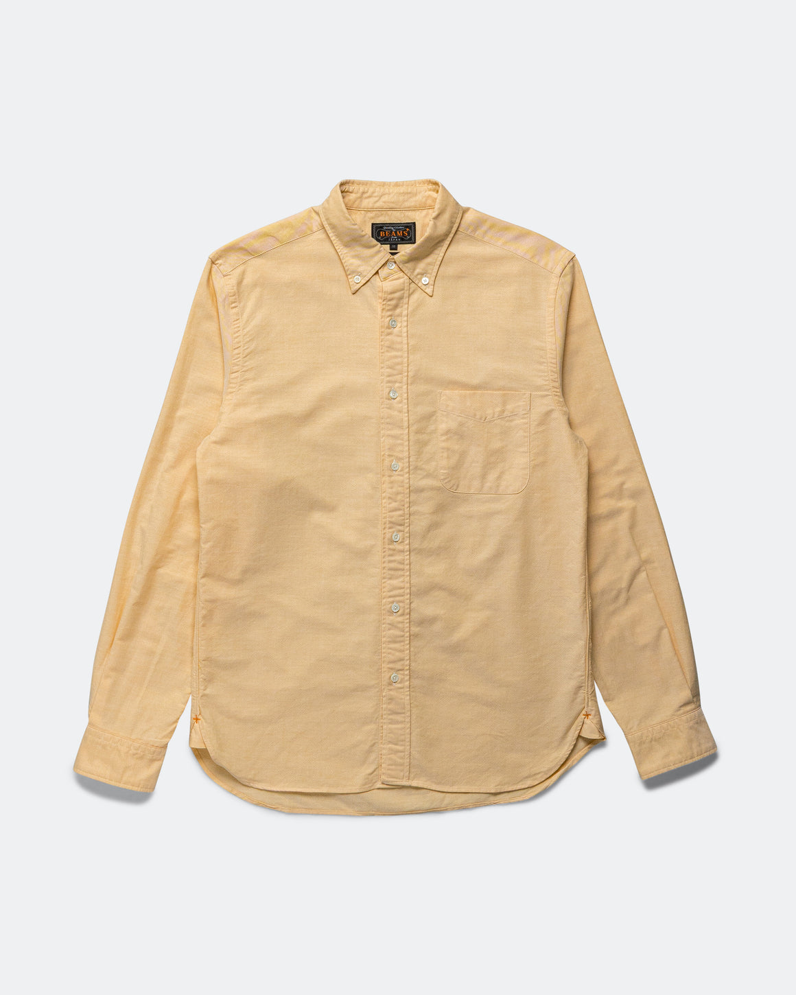 Beams Plus - B.D. Oxford Shirt - Yellow - UP THERE
