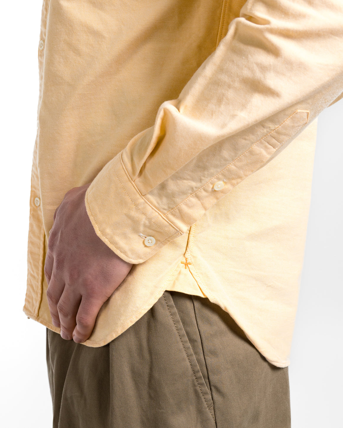 Beams Plus - B.D. Oxford Shirt - Yellow - UP THERE