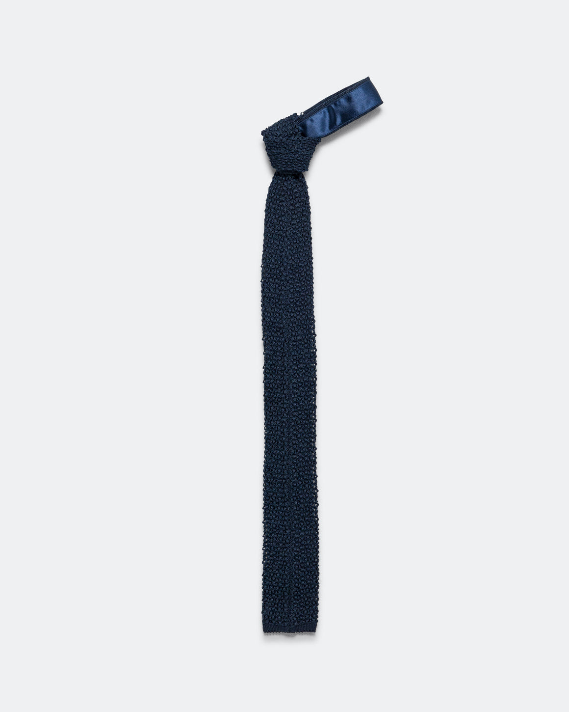 Beams Plus - Cotton Knit Tie Solid - Navy - UP THERE