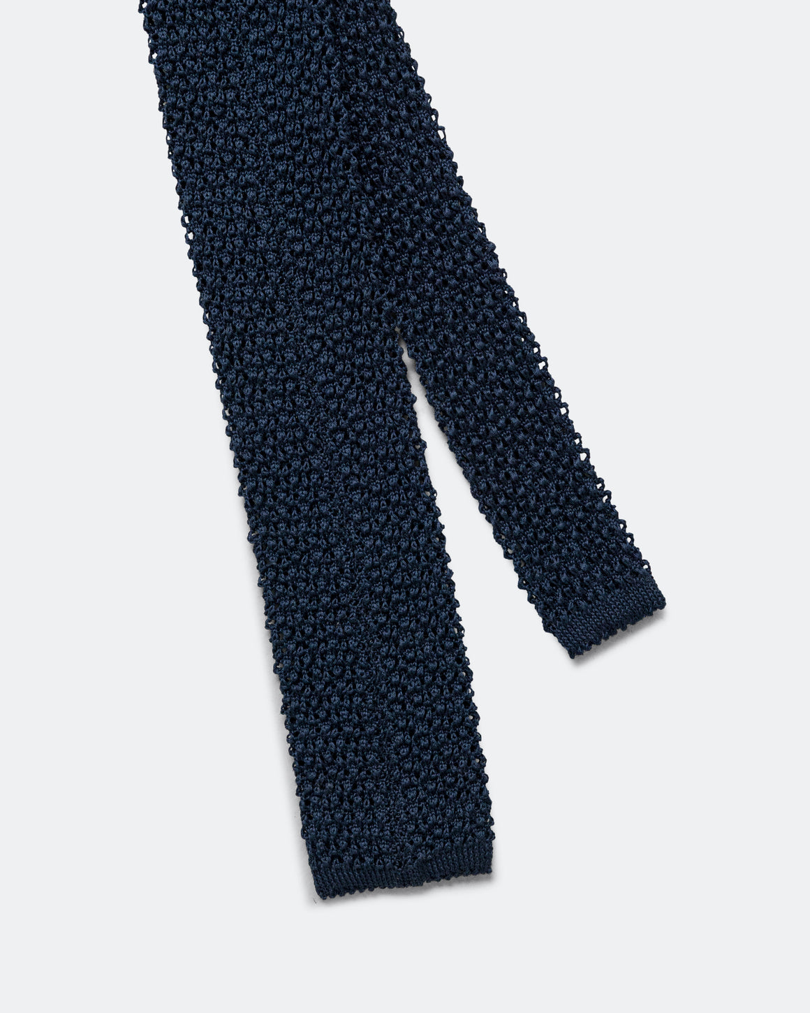 Beams Plus - Cotton Knit Tie Solid - Navy - UP THERE
