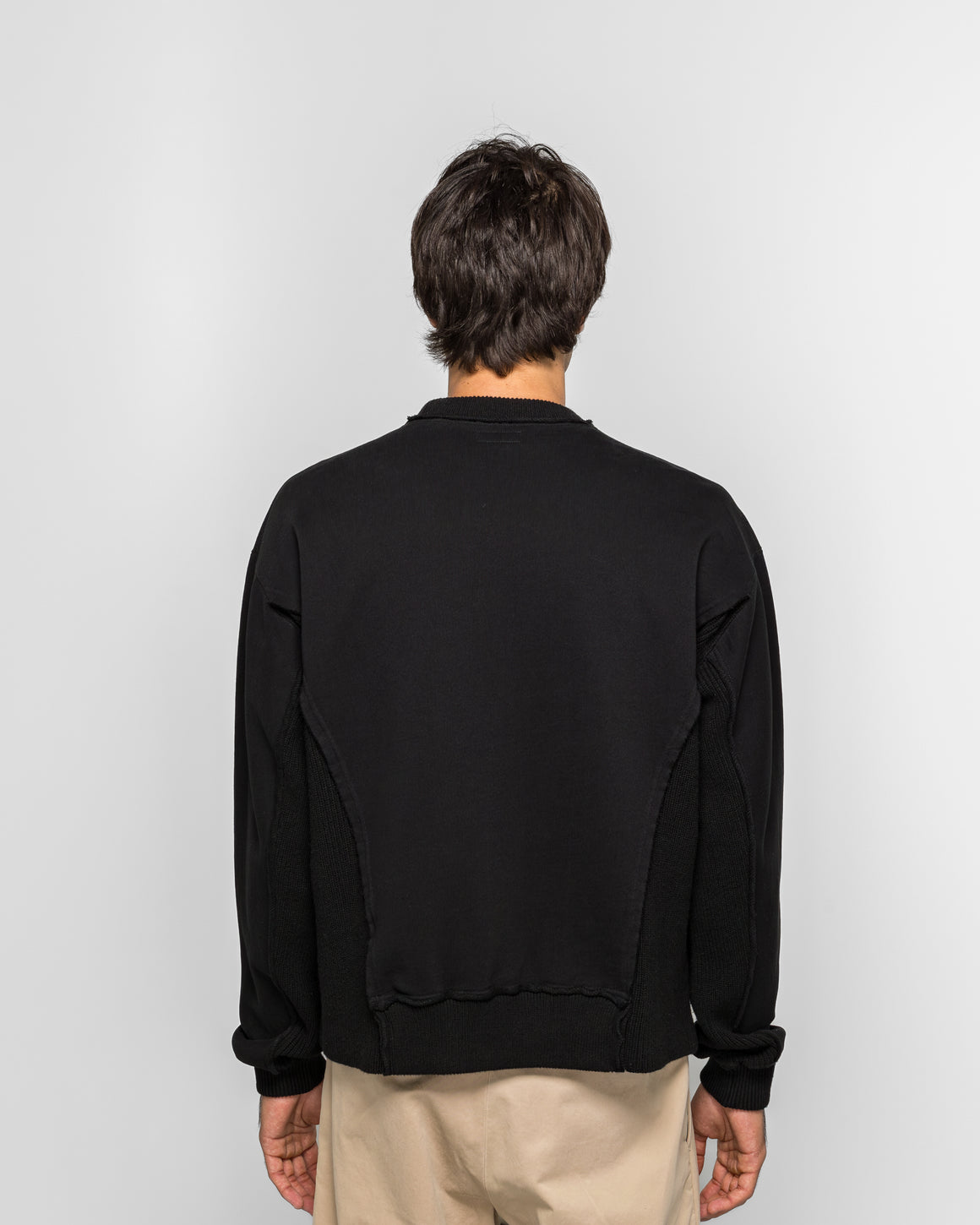 Beams - Docking Crew Neck - Black - UP THERE