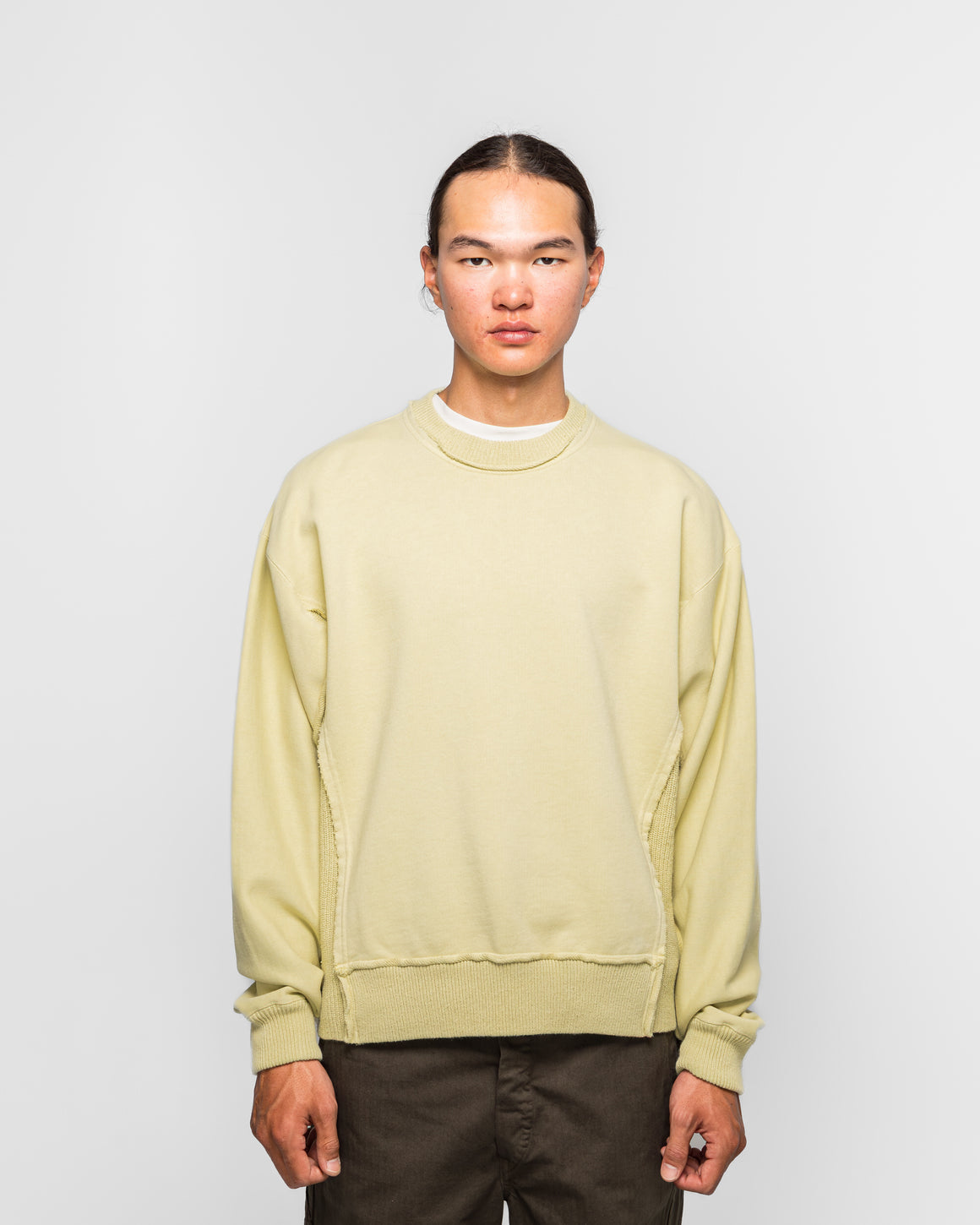 Beams - Docking Crew Neck - Yellow - UP THERE
