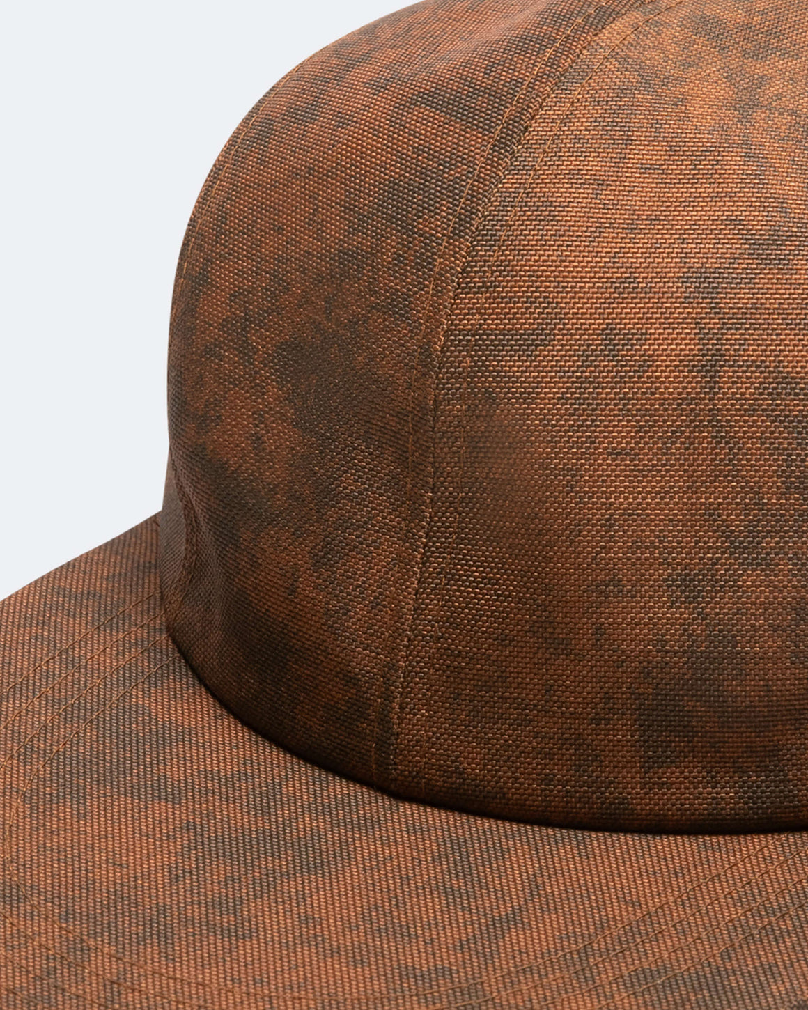 Beams Plus - Fishing Cap Nylon Oxford Pigment Print - Brown - UP THERE