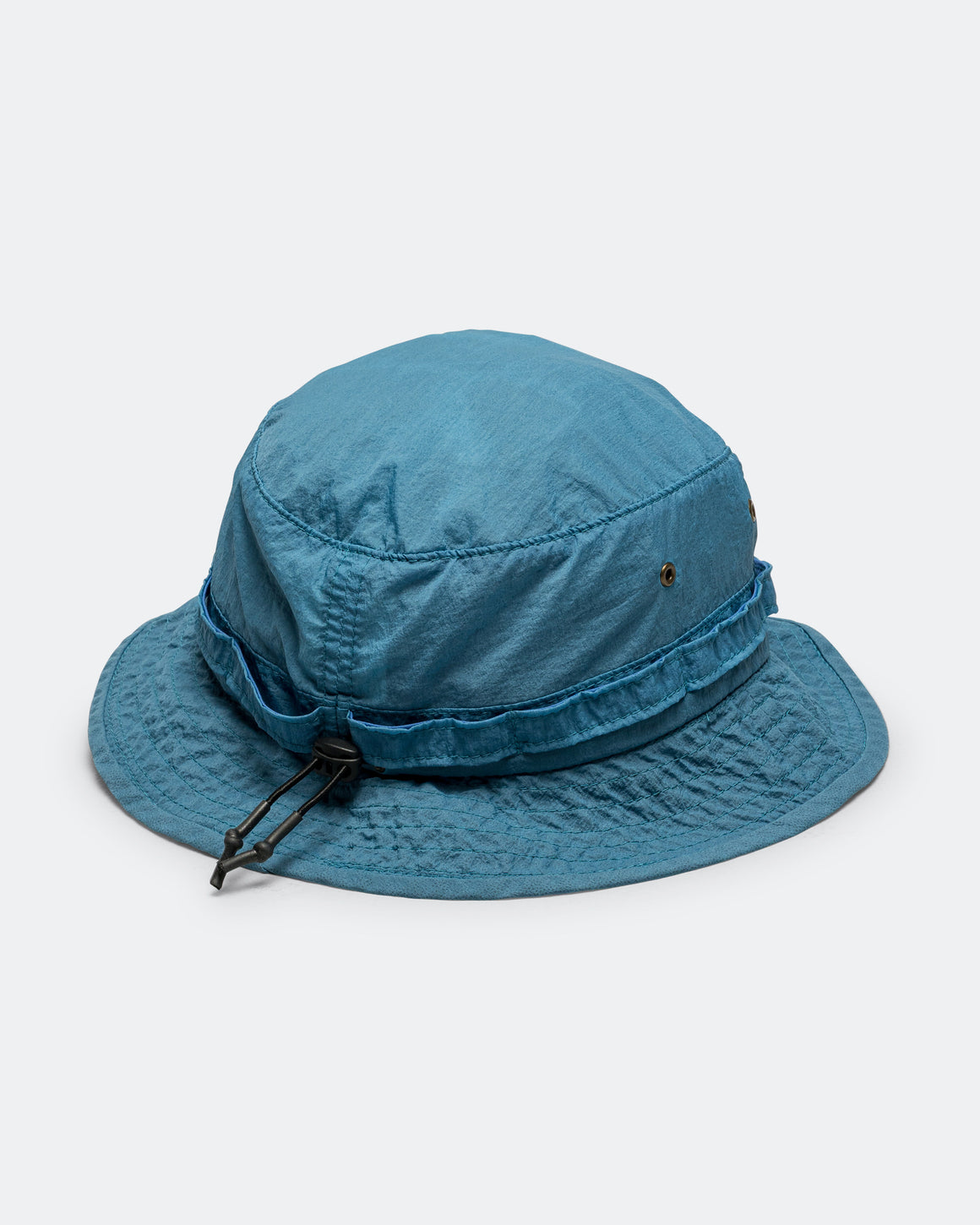 Beams Plus - Jungle Hat Nylon Pigment Print - Sax - UP THERE