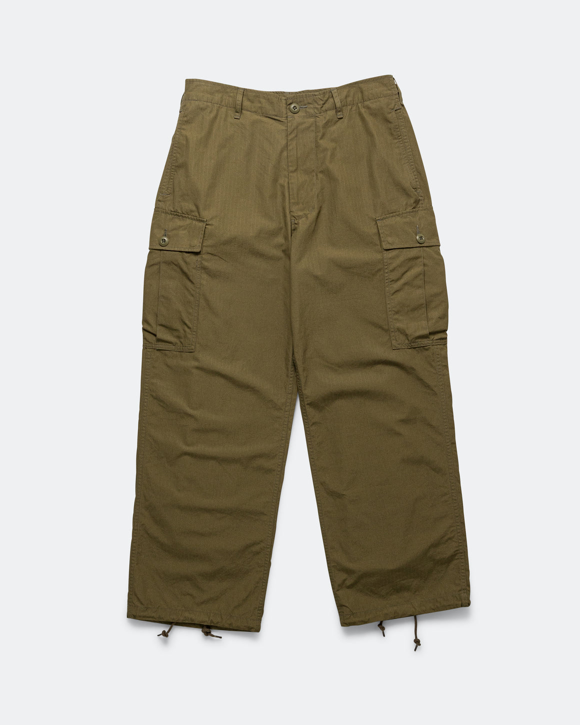 Beams Plus - MIL 6Pocket 80/3 Rip Stop Pants - Olive - UP THERE