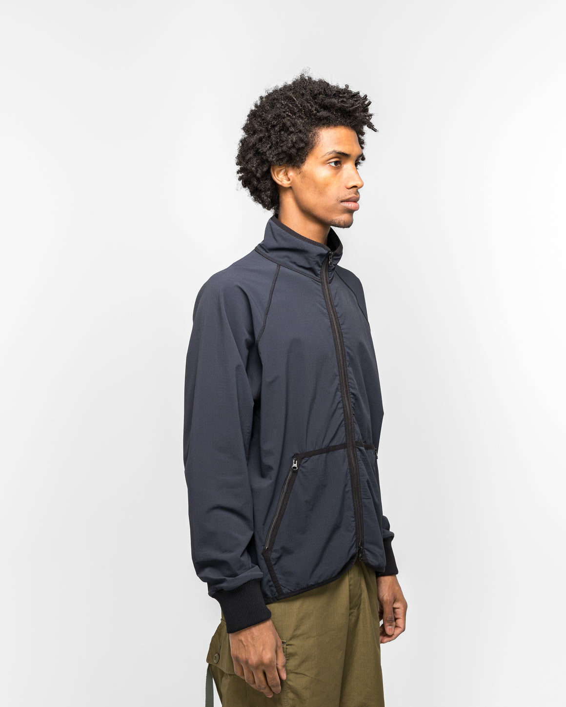 Beams Plus - MIL Liner Jersey Back Fleece - Black - UP THERE