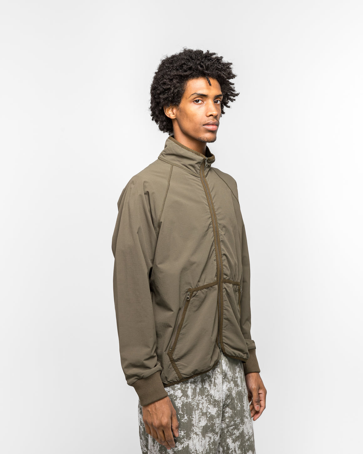 Beams Plus - MIL Liner Jersey Back Fleece - Olive - UP THERE