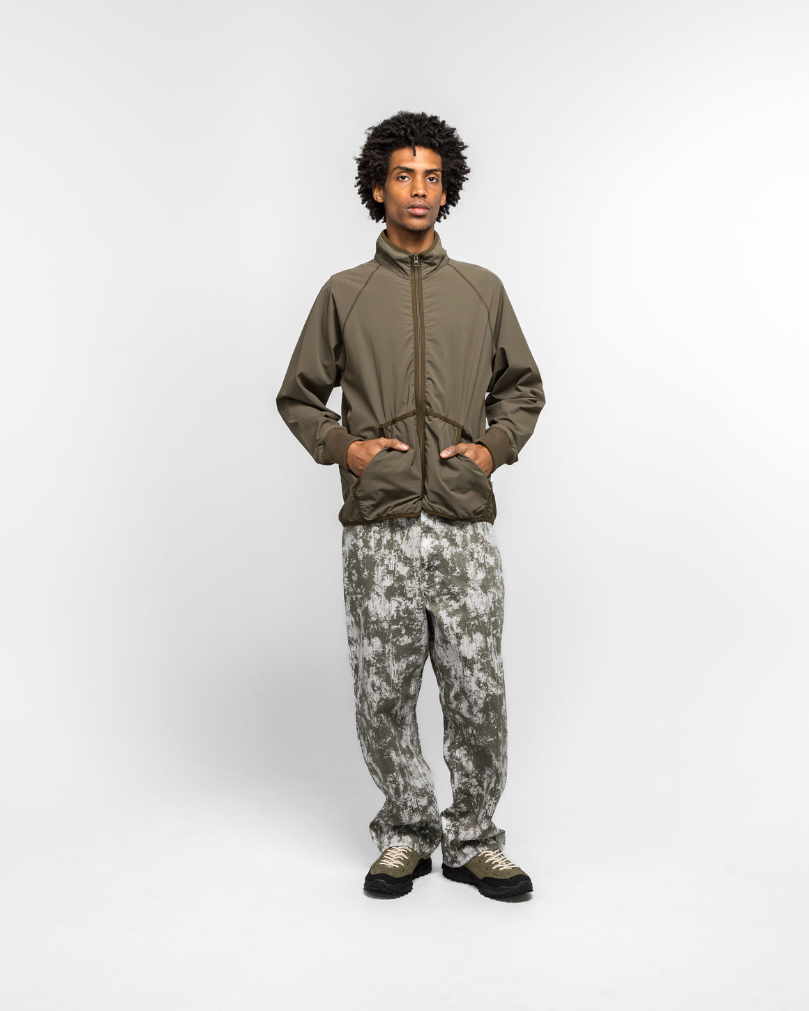 Beams Plus - MIL Liner Jersey Back Fleece - Olive - UP THERE