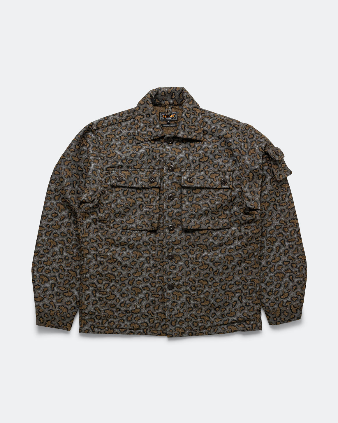 Beams Plus - MIL SHT-JAC Camo Jacquard - Brown - UP THERE