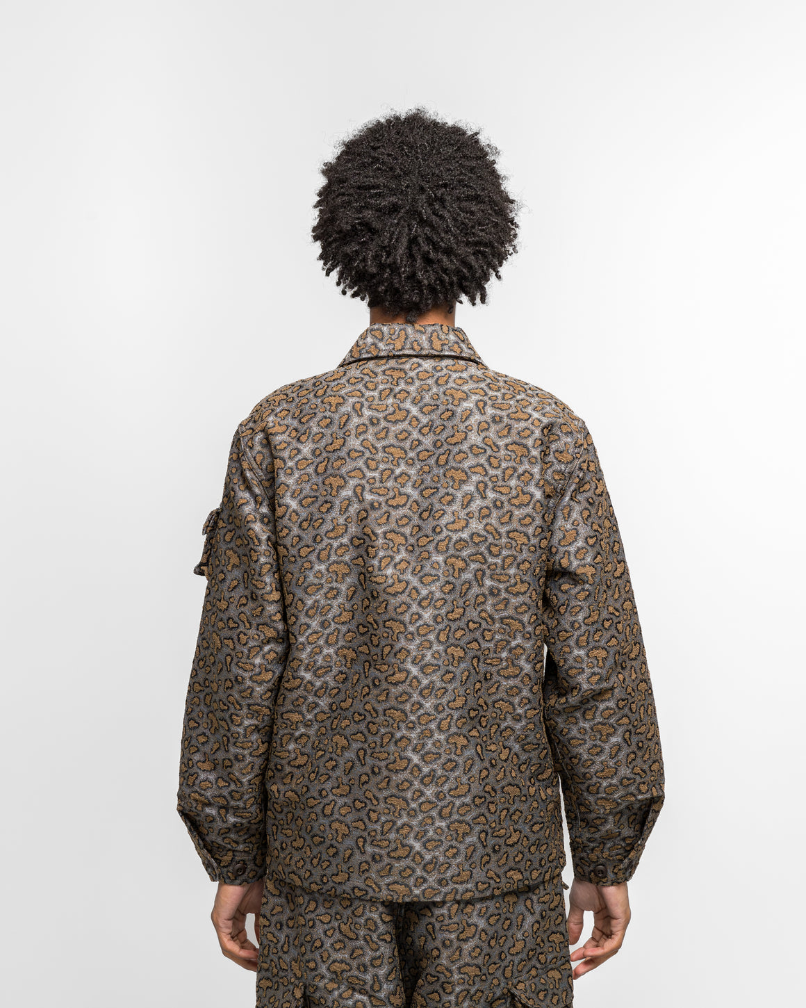Beams Plus - MIL SHT-JAC Camo Jacquard - Brown - UP THERE