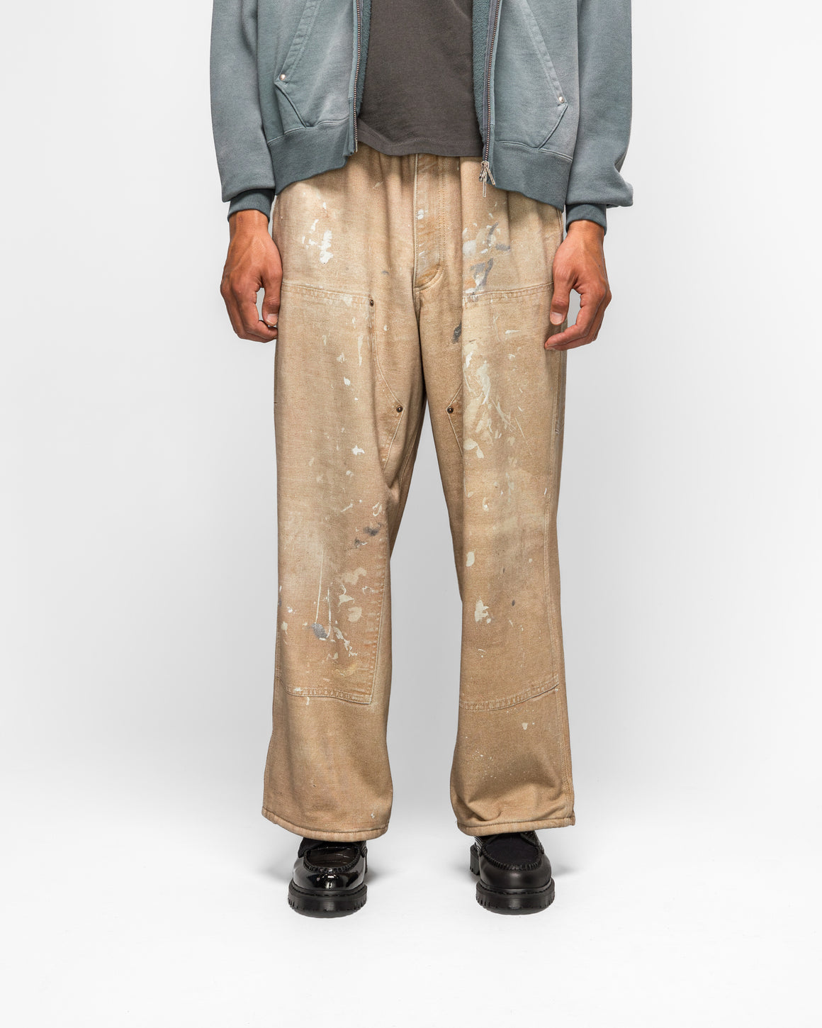 Beams - Mock Print Double Knee - Fade Beige - UP THERE