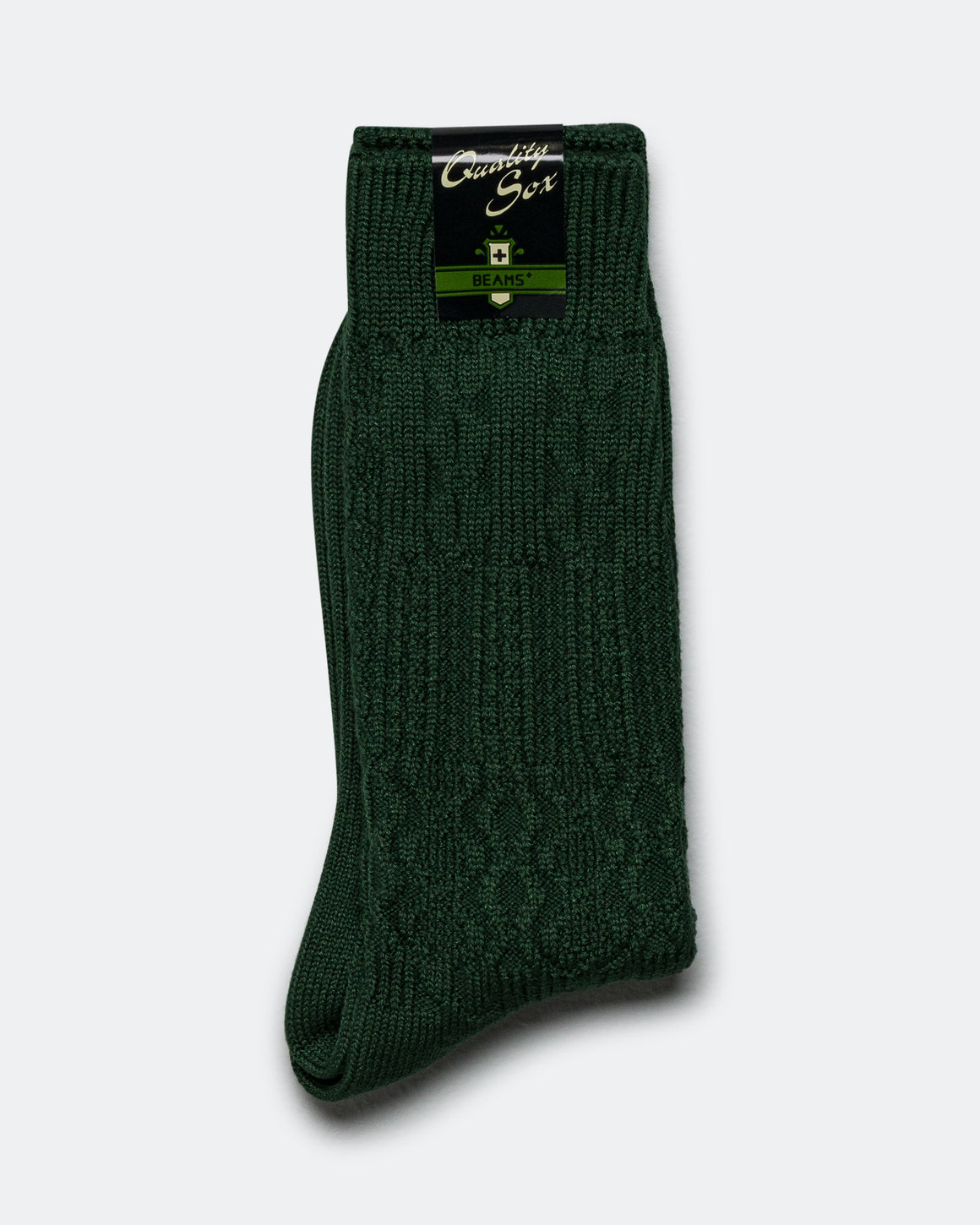 Beams Plus - Patchwork Like Socks - Green - UP THERE