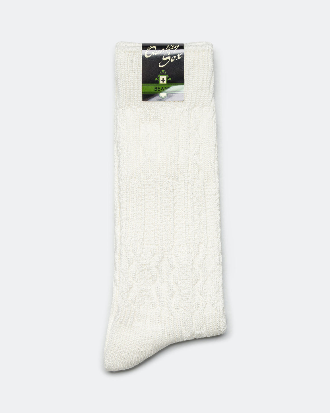 Beams Plus - Patchwork Like Socks - Ivory - UP THERE