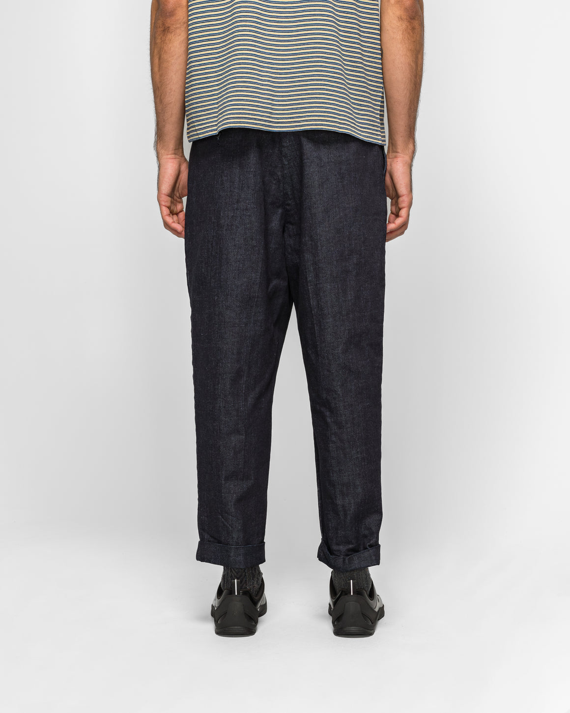 Beams Plus - 2 Pleats Denim Pants - Indigo - UP THERE