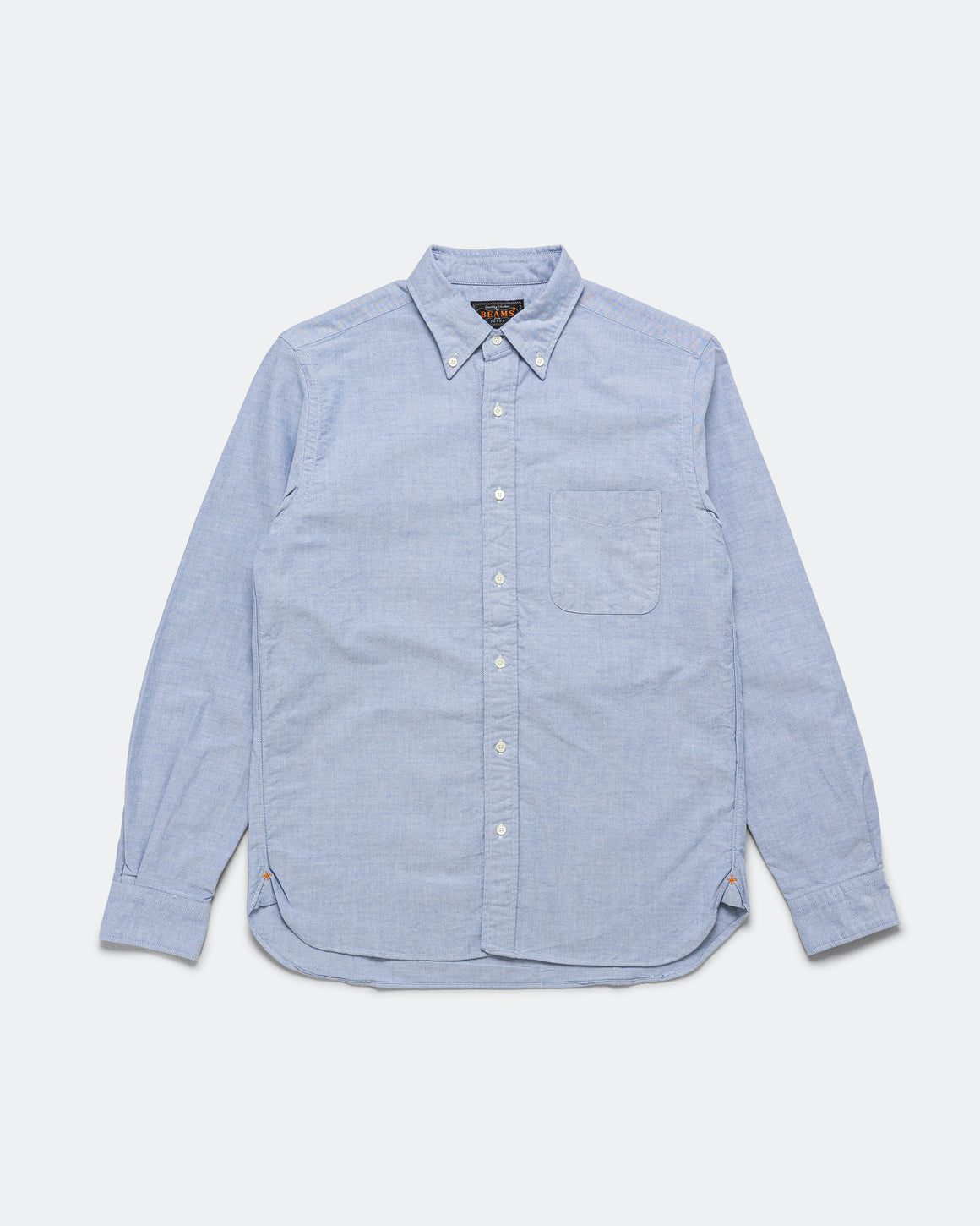 Beams Plus - B.D. Oxford Shirt - Blue - UP THERE
