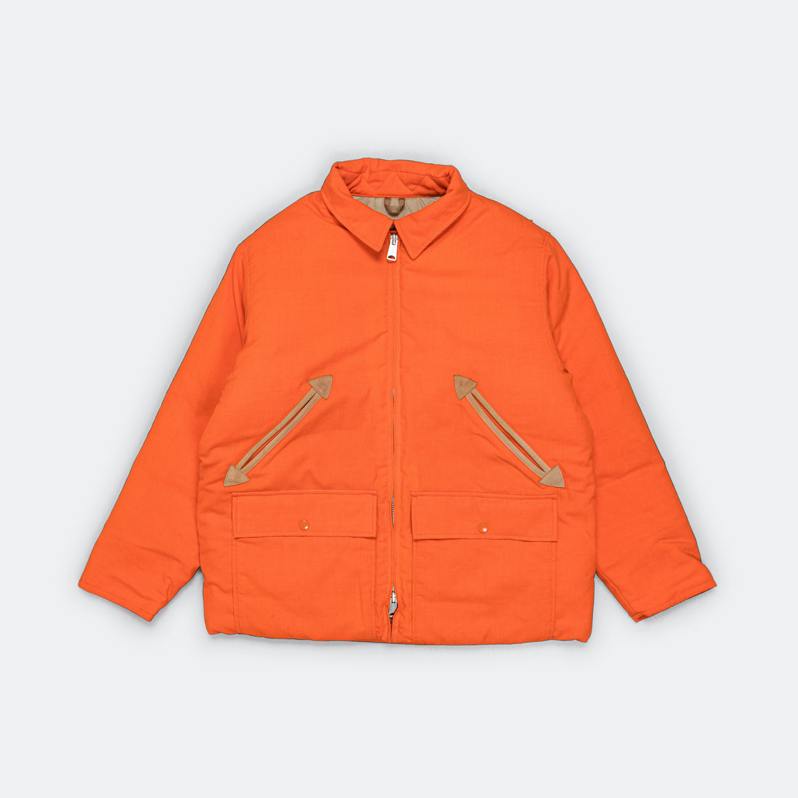 Beams Plus - Hunting Puff Jacket -  Orange - UP THERE
