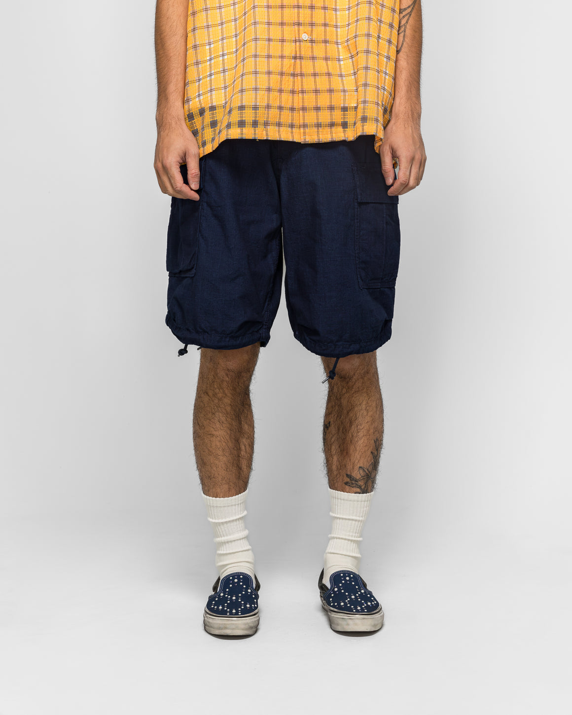 Beams Plus - MIL 6 Pocket 80/3 Rip Stop - Indigo - UP THERE